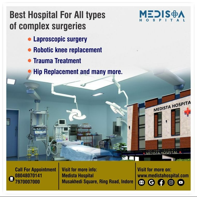 Best Hospital for Surgeries in Indore
Medista ... main image