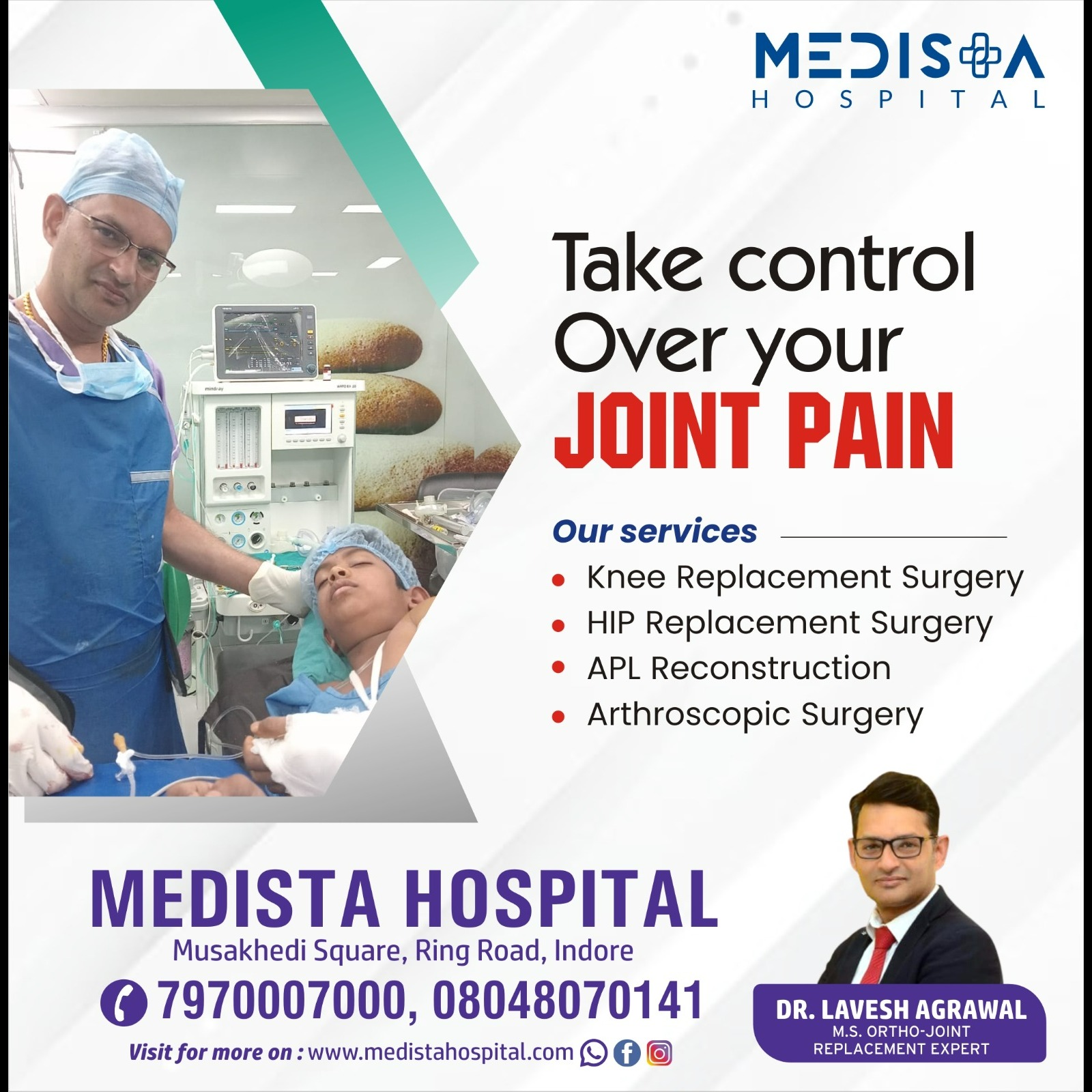 Best Joint Pain Treatment in Indore!
Medista Ho... main image