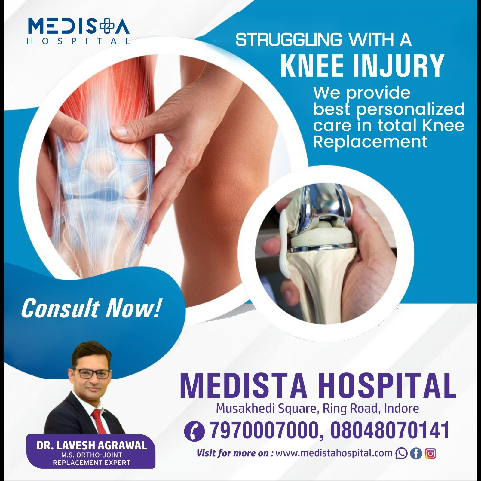 Best Knee Injury Treatment in Indore!
Get exper... main image