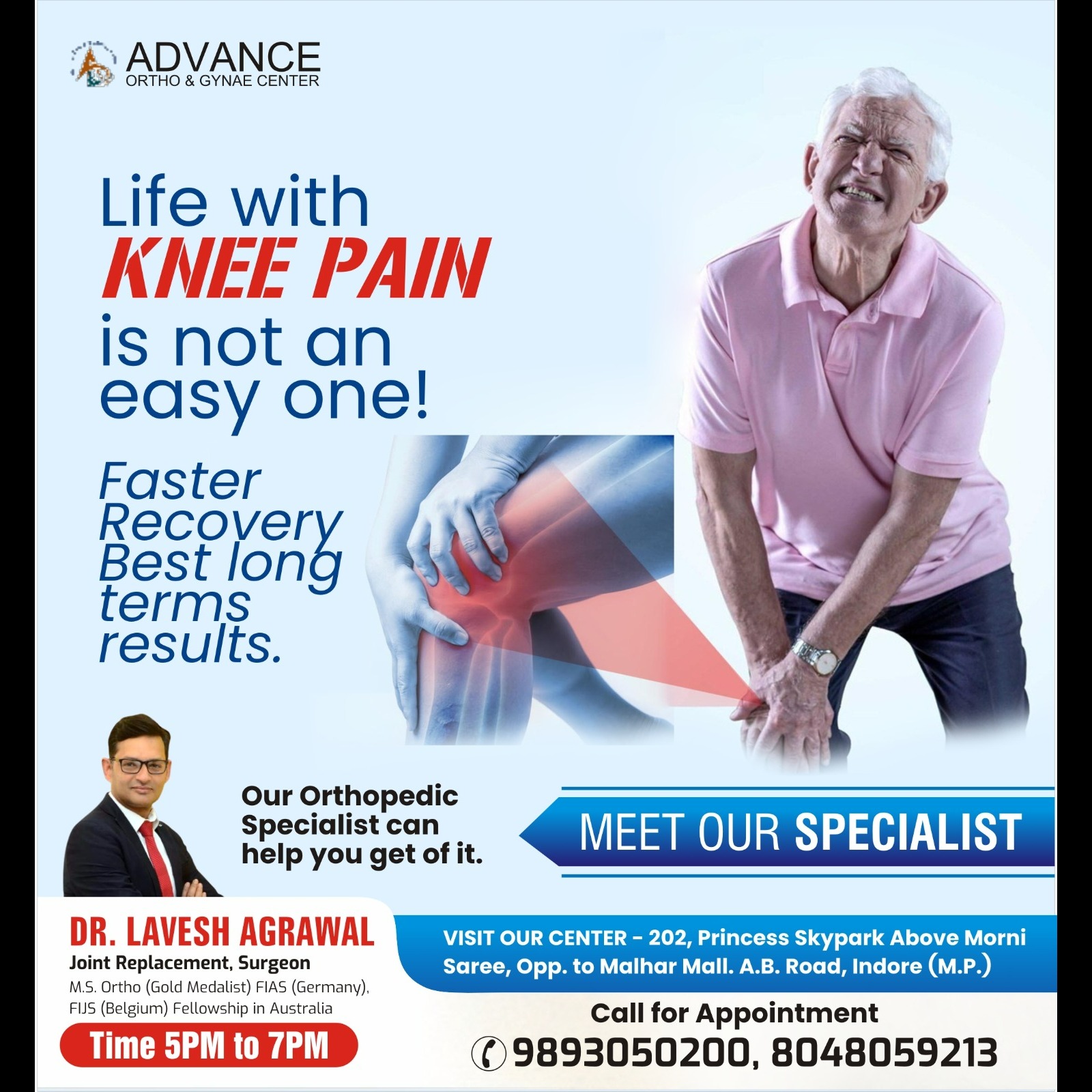 Best Knee Pain Specialist in Indore!
If you're ... main image