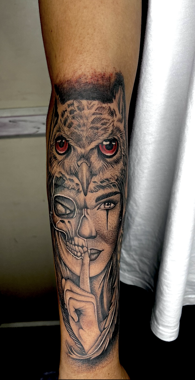 Owl tattoo