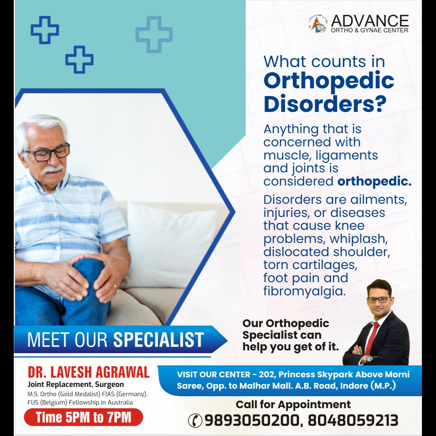 Best Orthopedic Specialist in Indore 
Restore m... main image