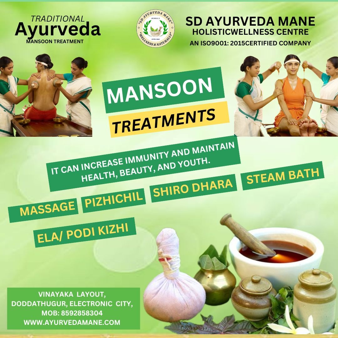 Ayurvedic massage and treatments during the monsoo... main image