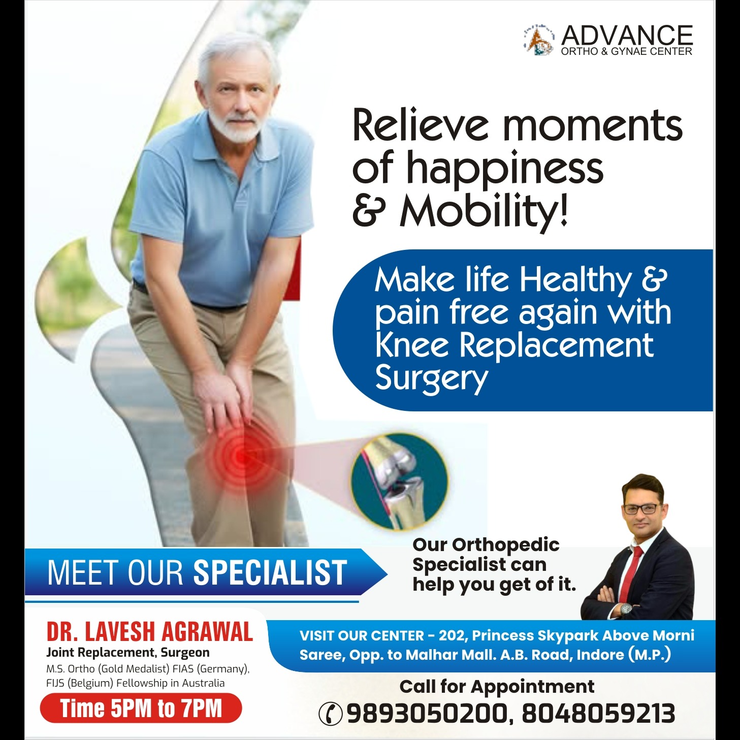 Knee Replacement Surgeon in Indore main image