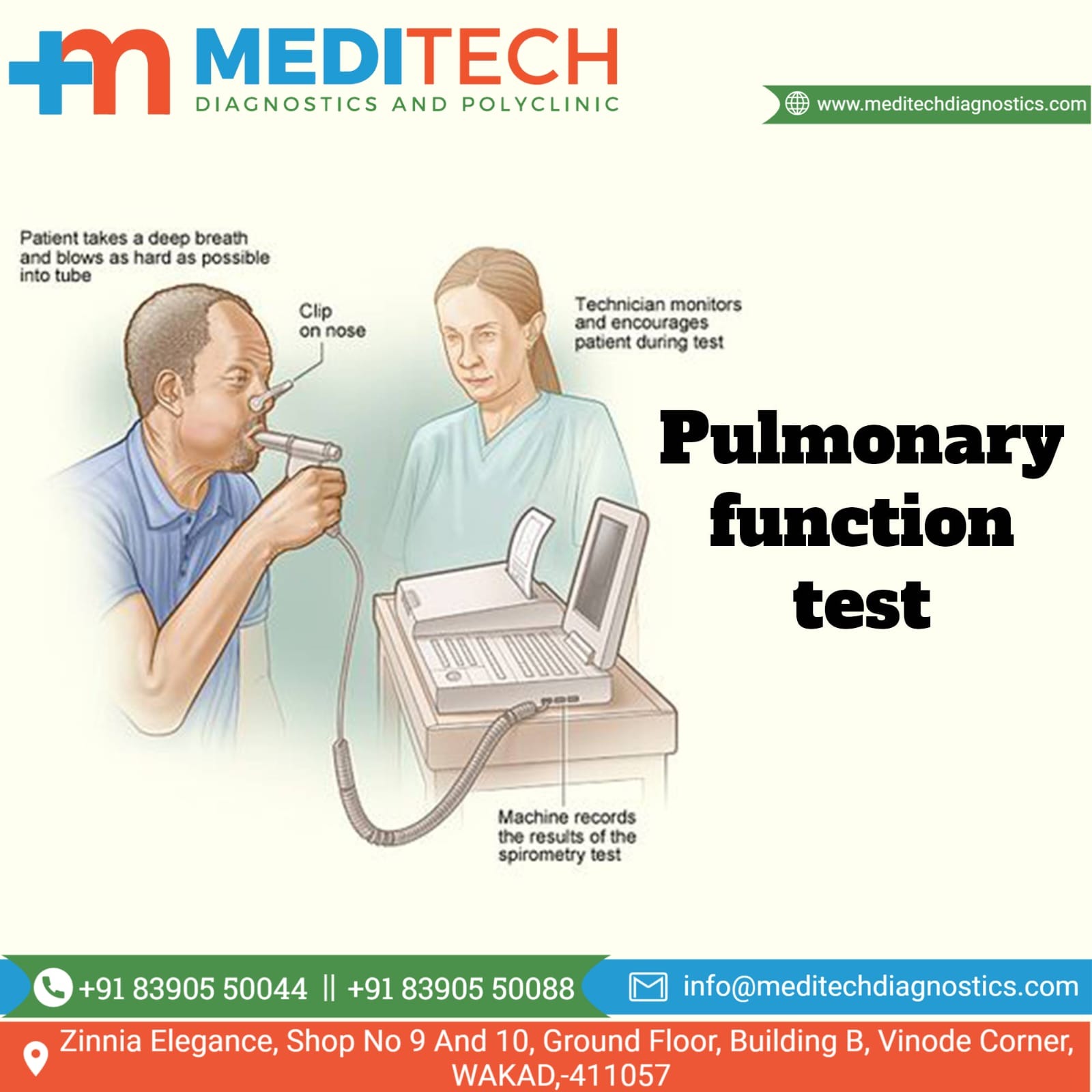 Pulmonary function test in Ravet | Pulmonary function test in Waka... main image