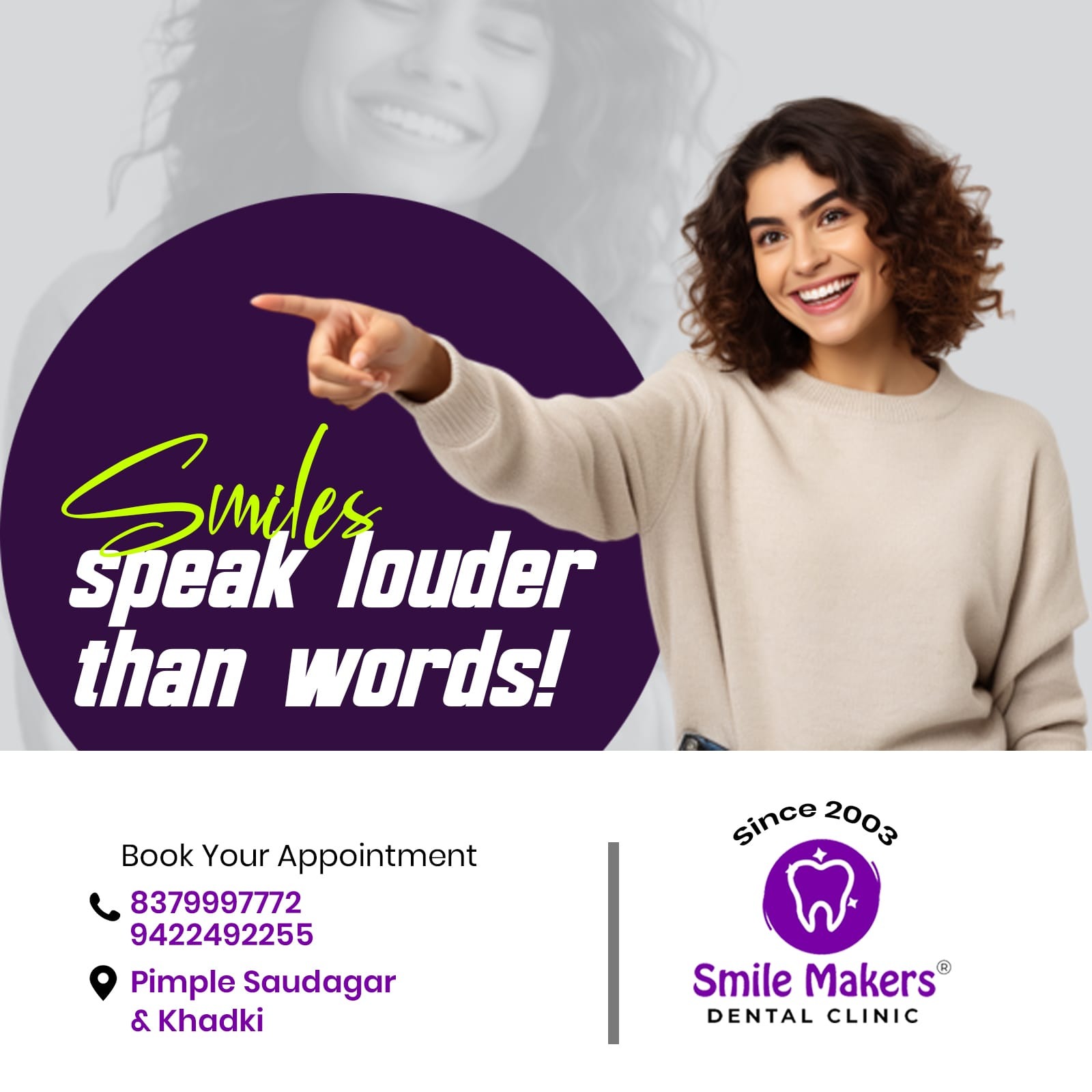 Best dental clinic in pimple saudagar !
Your smile speaks what words cannot—let it shine brighter wi... main image