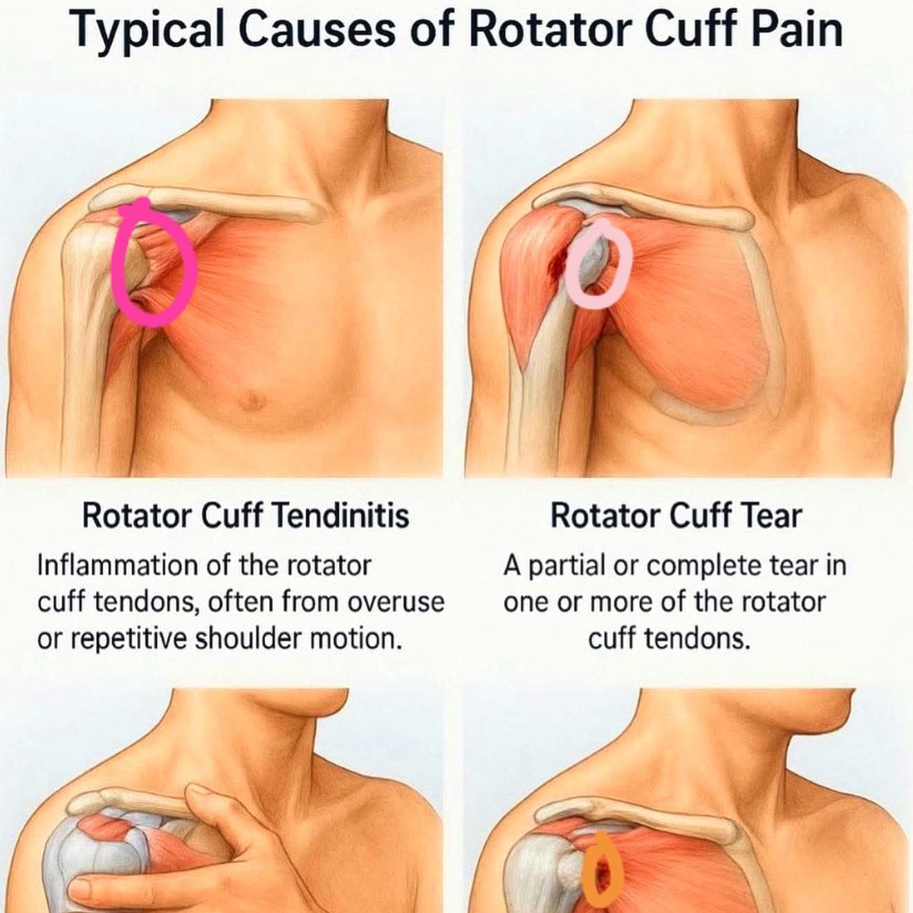rotator cuff strain, Injury Physiotherapy treatment at Sunshine clinic main image