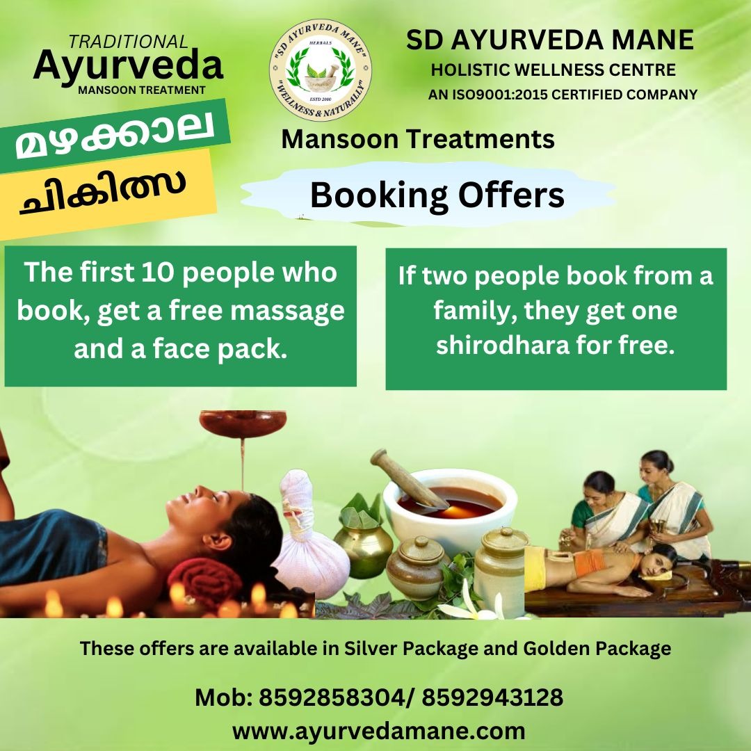 Mansoon Ayurvedic Treatment Offers main image