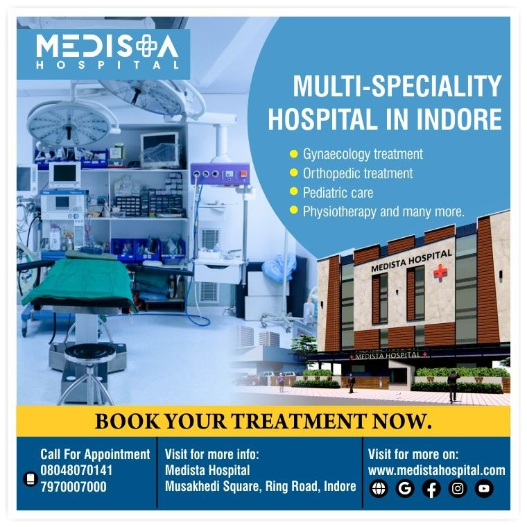 Best Multi-Speciality Hospital in Indore!
Medista Hospital is one of the leading multi-speciality he... main image