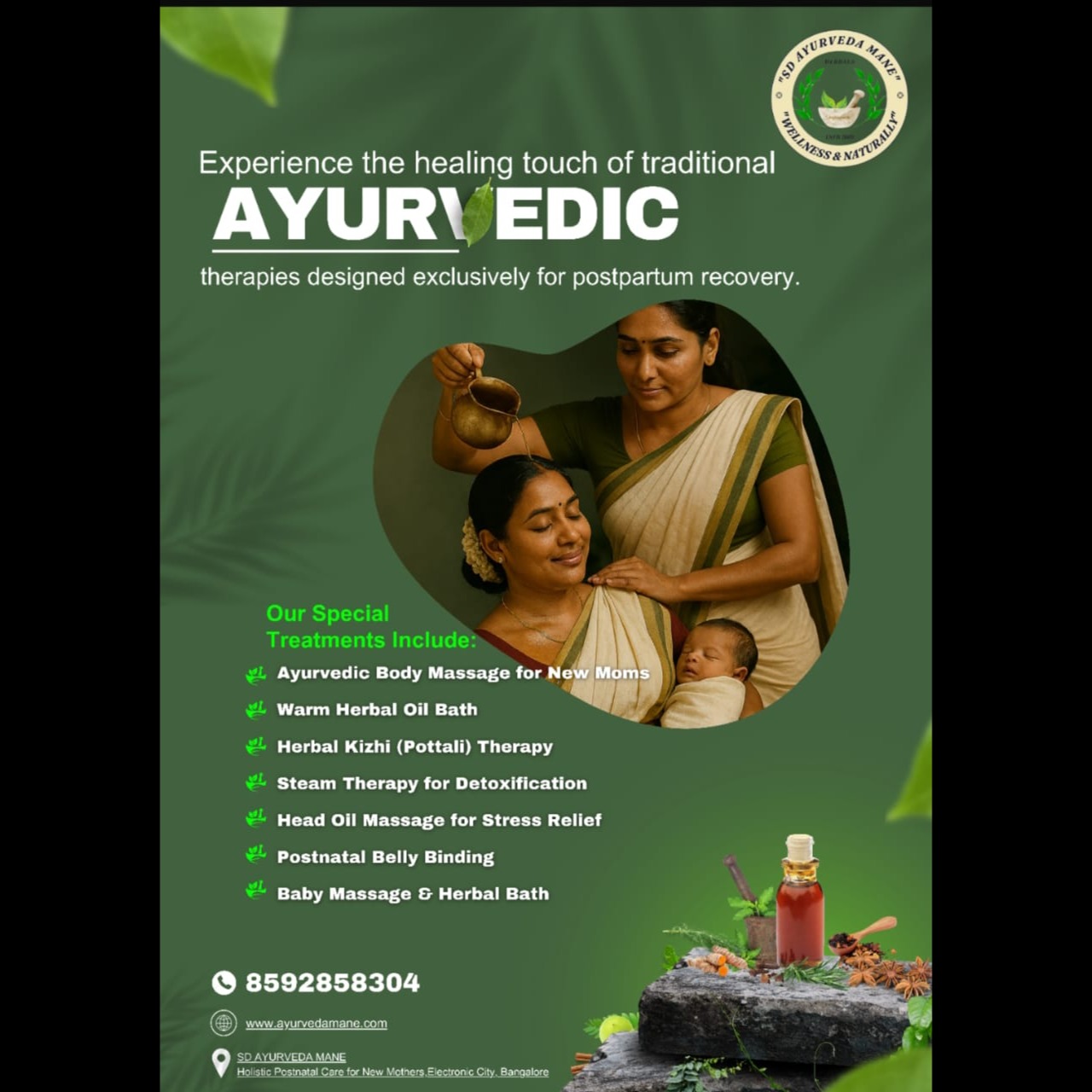 Residential Ayurvedic Treatment at SD Ayurveda Mane, Electronic City main image