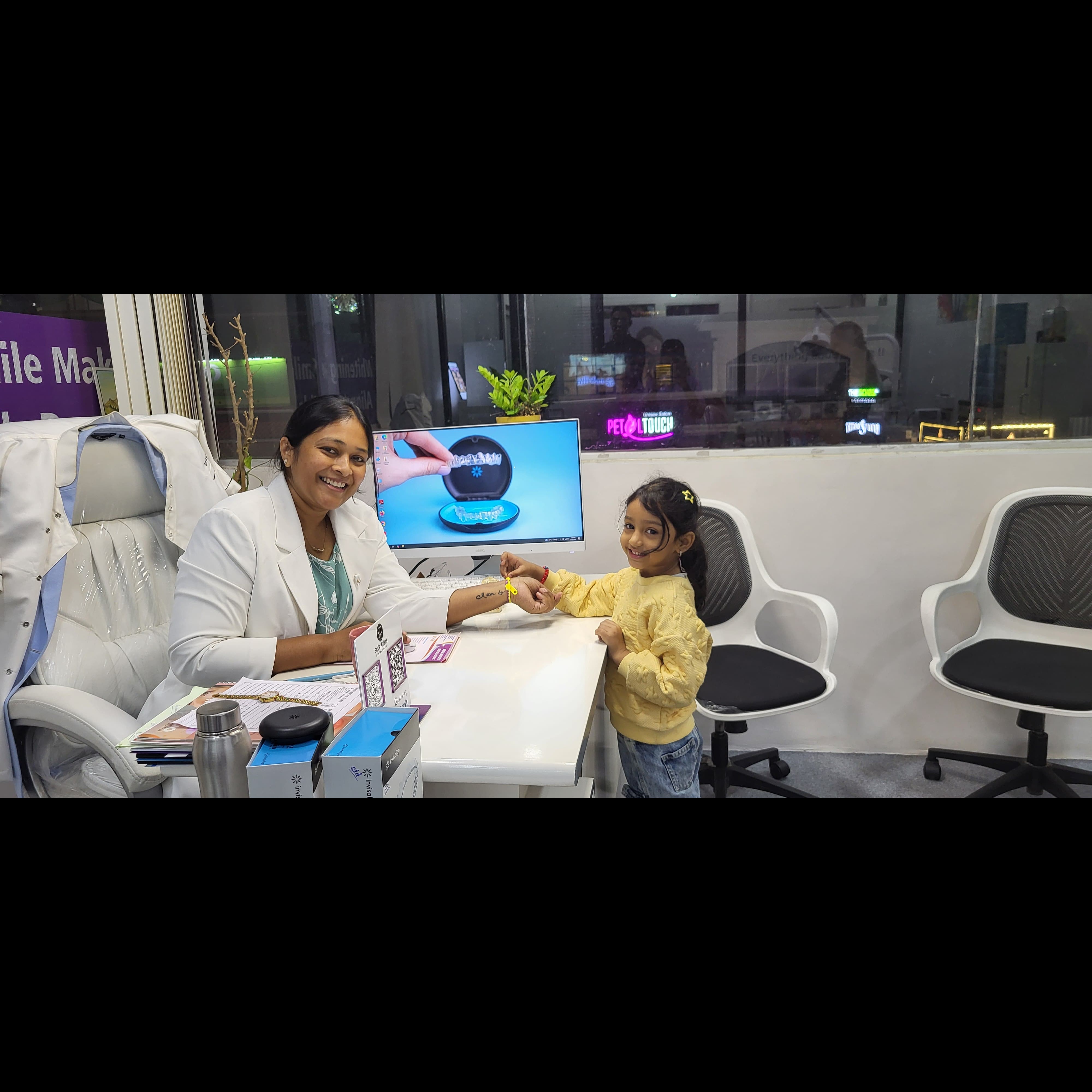 Best Pediatric dentist in pimple saugadar! Yes you heard right ,we are specialist in painless kids d... main image