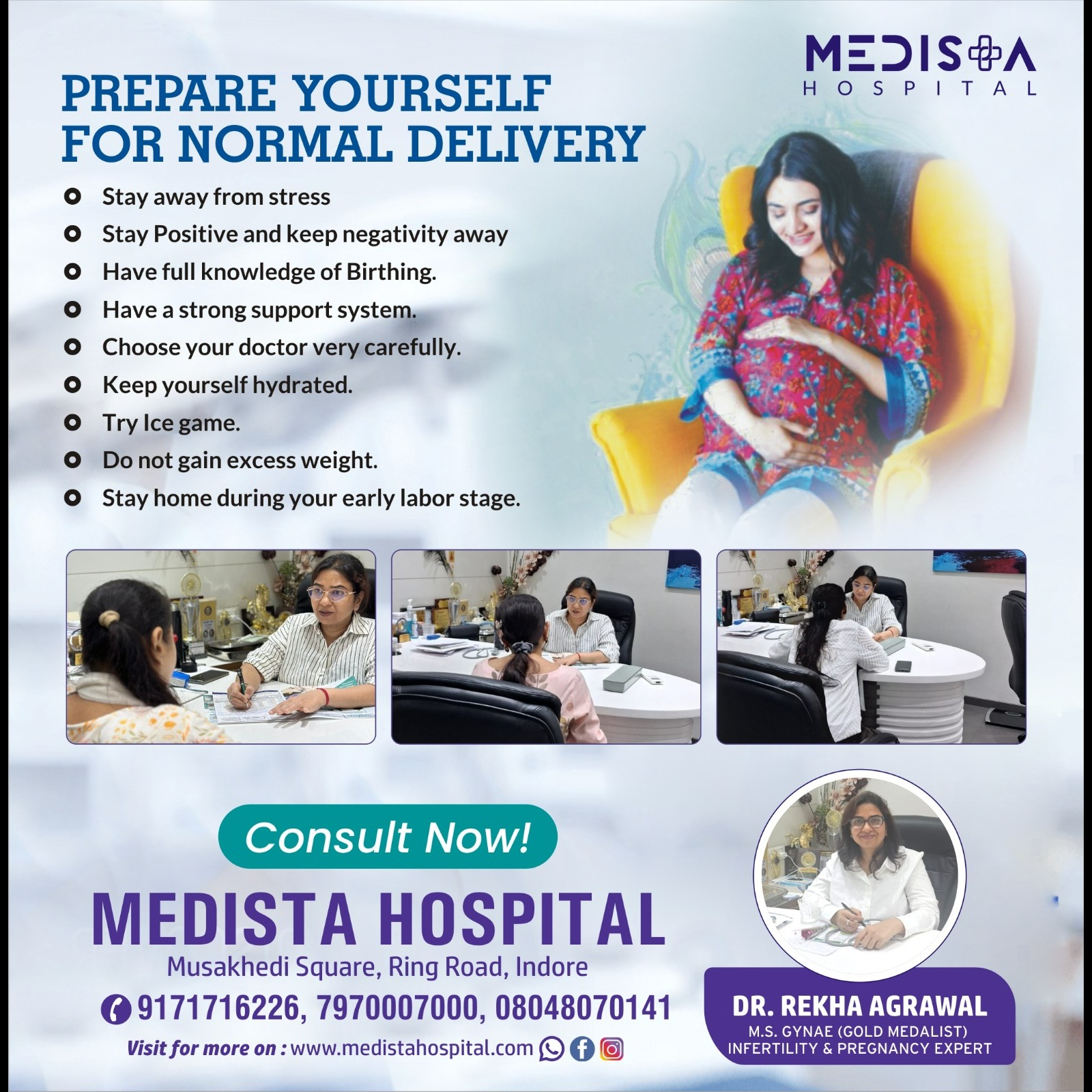 Best Hospital for Normal Delivery in Indore 
Medista Hospital is recognized as one of the best hospi... main image