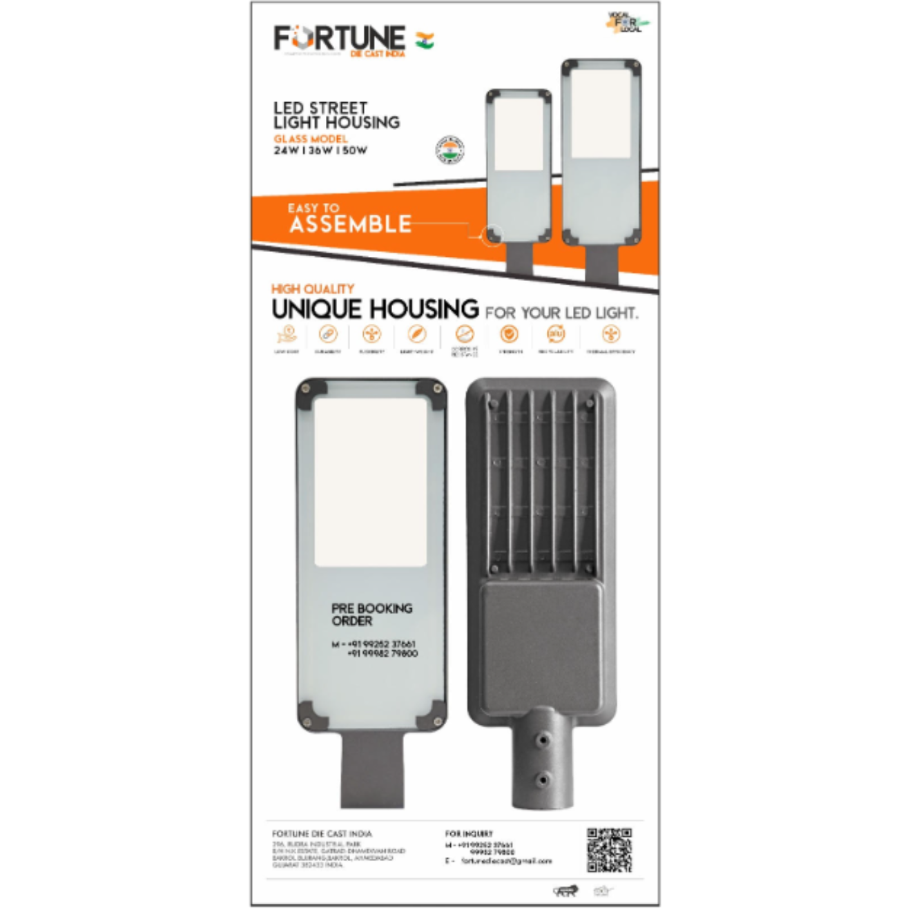 Fortunate Led LED Street Lights in Ahmedabad | Fortune Die Cast India - Ahmedabad