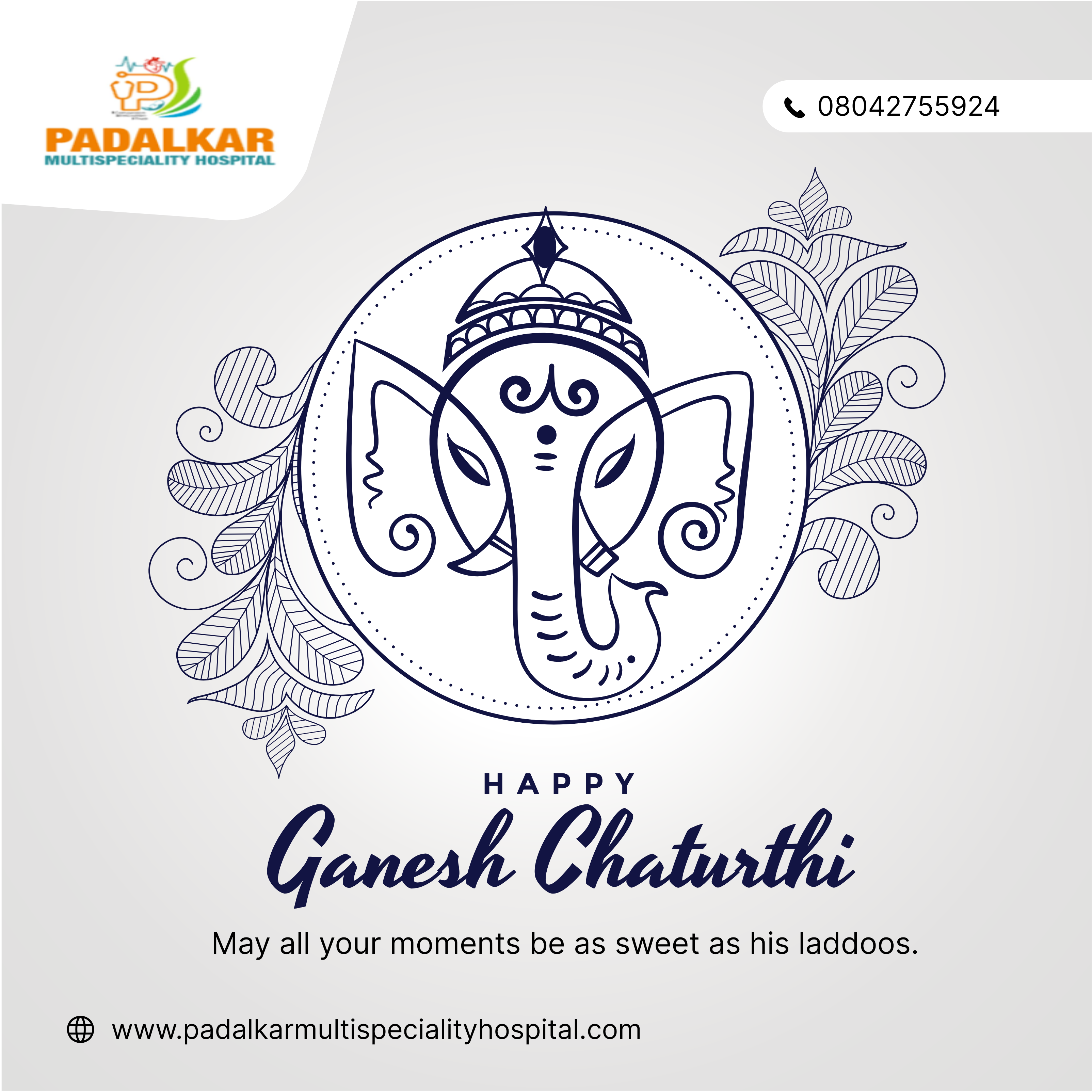 🐘✨ May Lord Ganesha fill your life with endless happiness, wisdom, and prosperity. 🌸🙏 Happy Ganes... main image