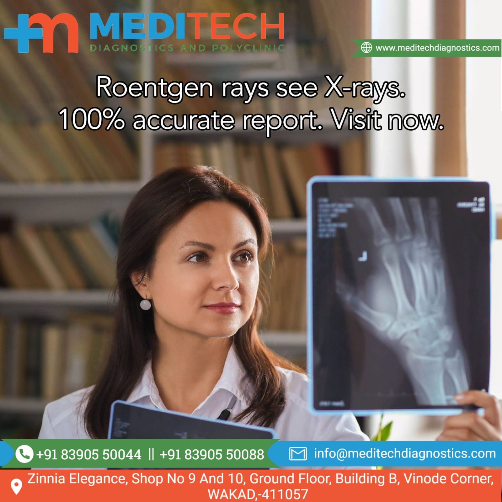 Meditech Diagnostics and polyclinic wakad fully ready to serve at your place as per your choice with... main image