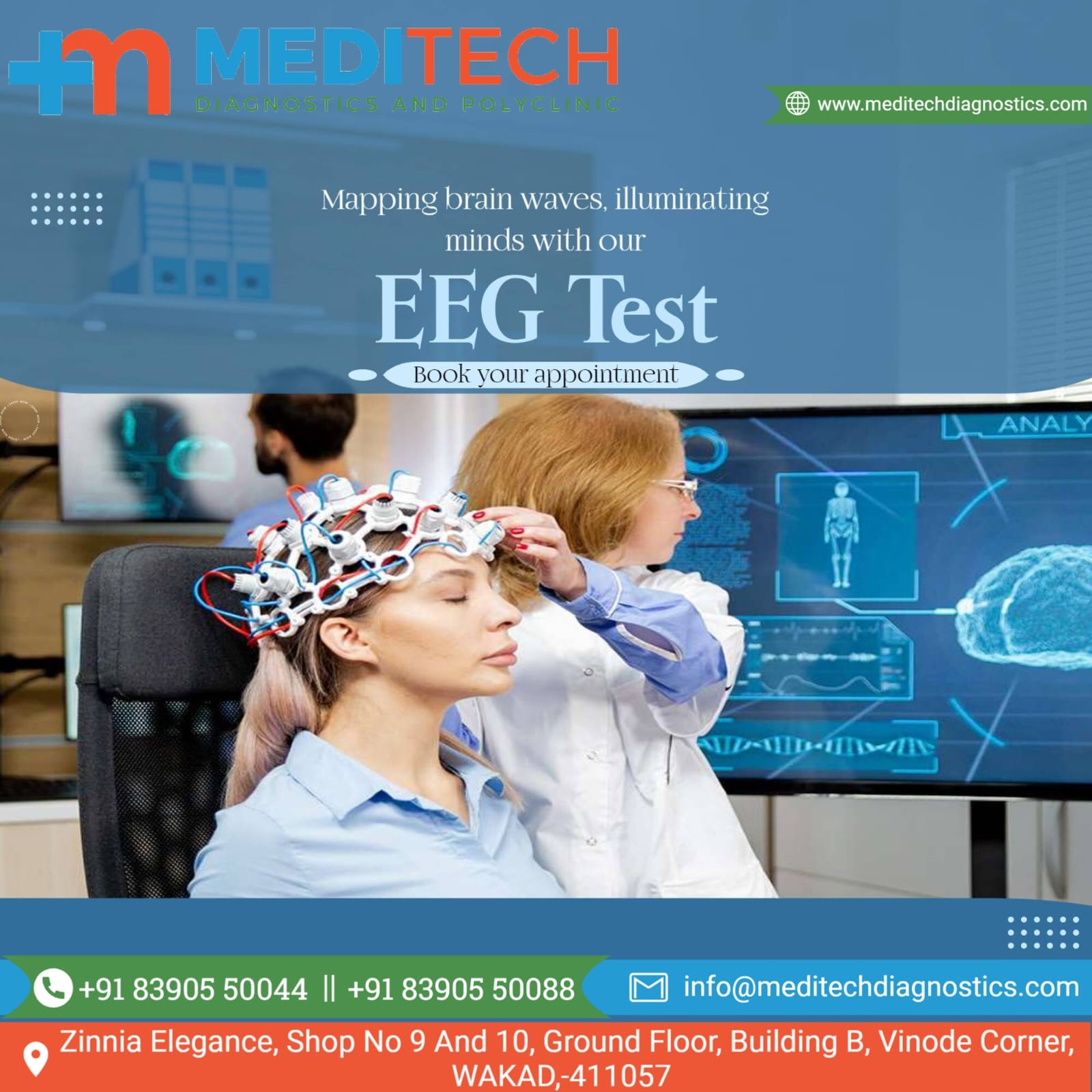 Get EEG @ Best price as never before,just Rs.3000/- only. EMG -NCV @5500/- BEST PRICE .To book an ap... main image