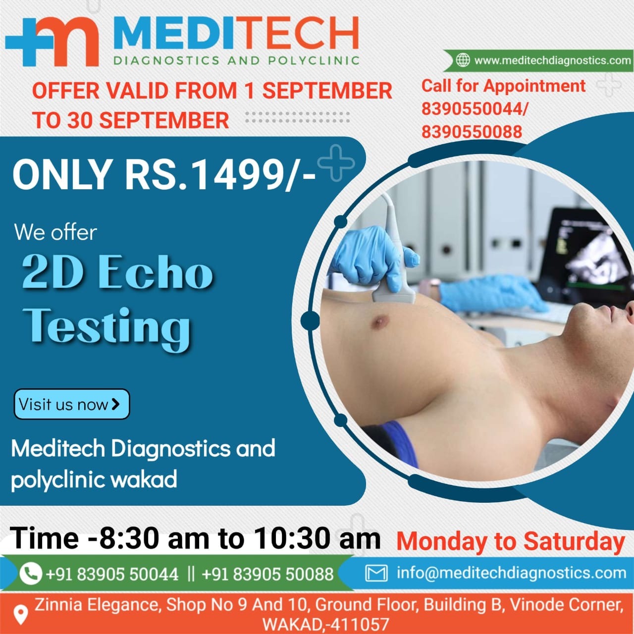 2D Echo Testing @1499 !

To know more Call Us ! main image