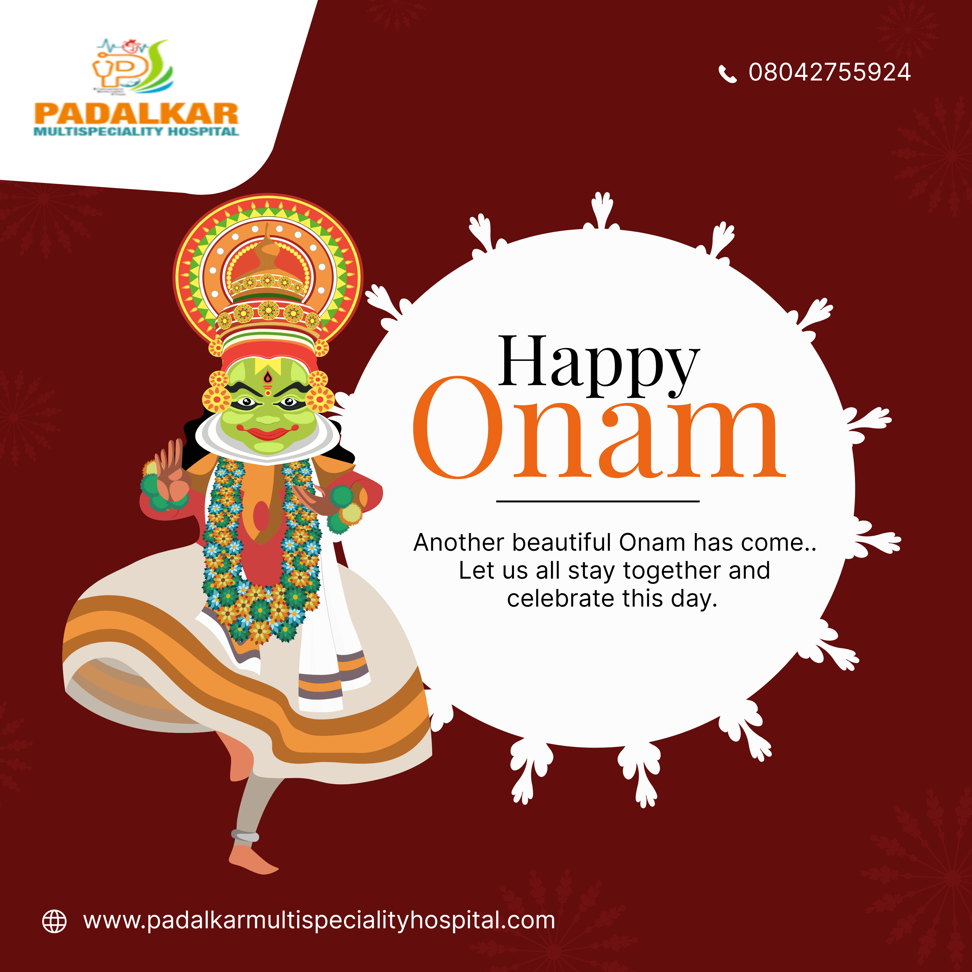 🌿🌸 This Onam, let’s welcome King Mahabali with open hearts and smiling faces. 🌼✨ 💛 Wishing you e... main image