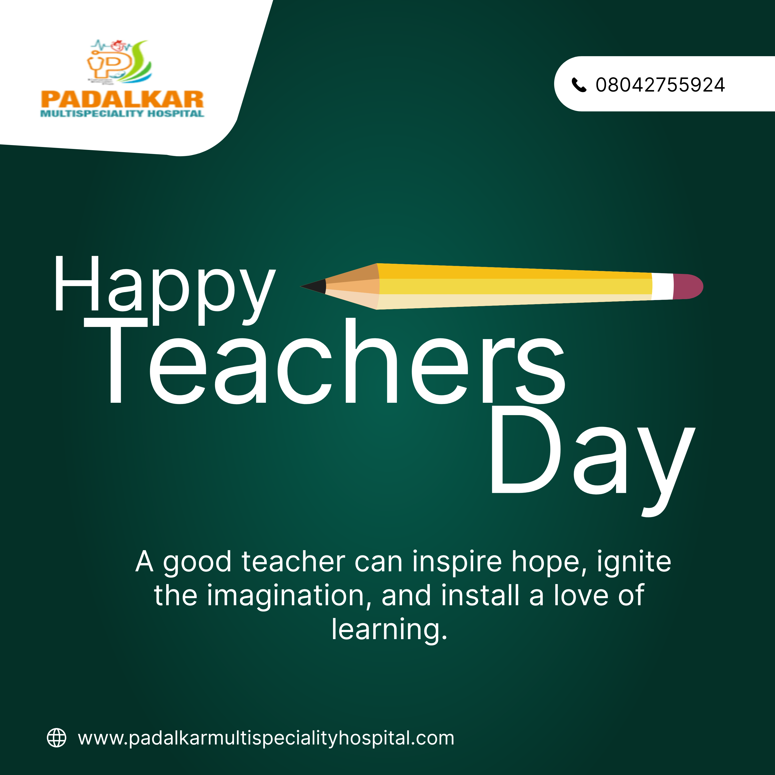 🌺👩‍🏫 Good teachers create good students, great teachers create great human beings. 🙏 Celebrating... main image