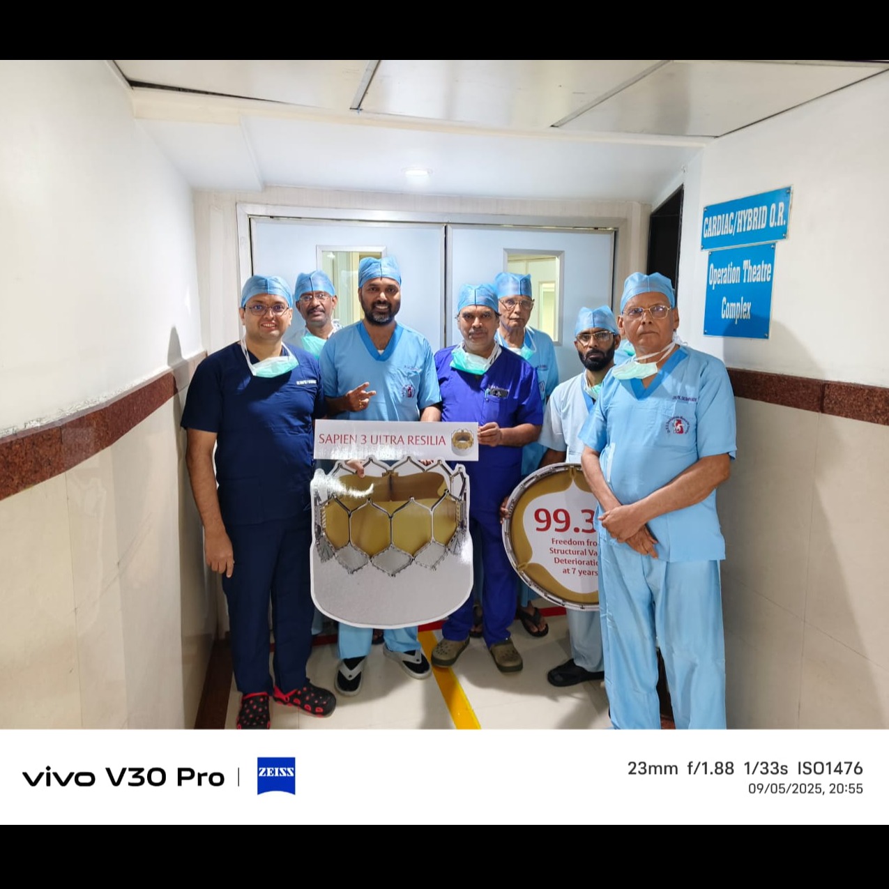 first TAVI using Sapien Ultra Resilia Tissue valve in Cardiac Surgeon driven centre in the Country main image