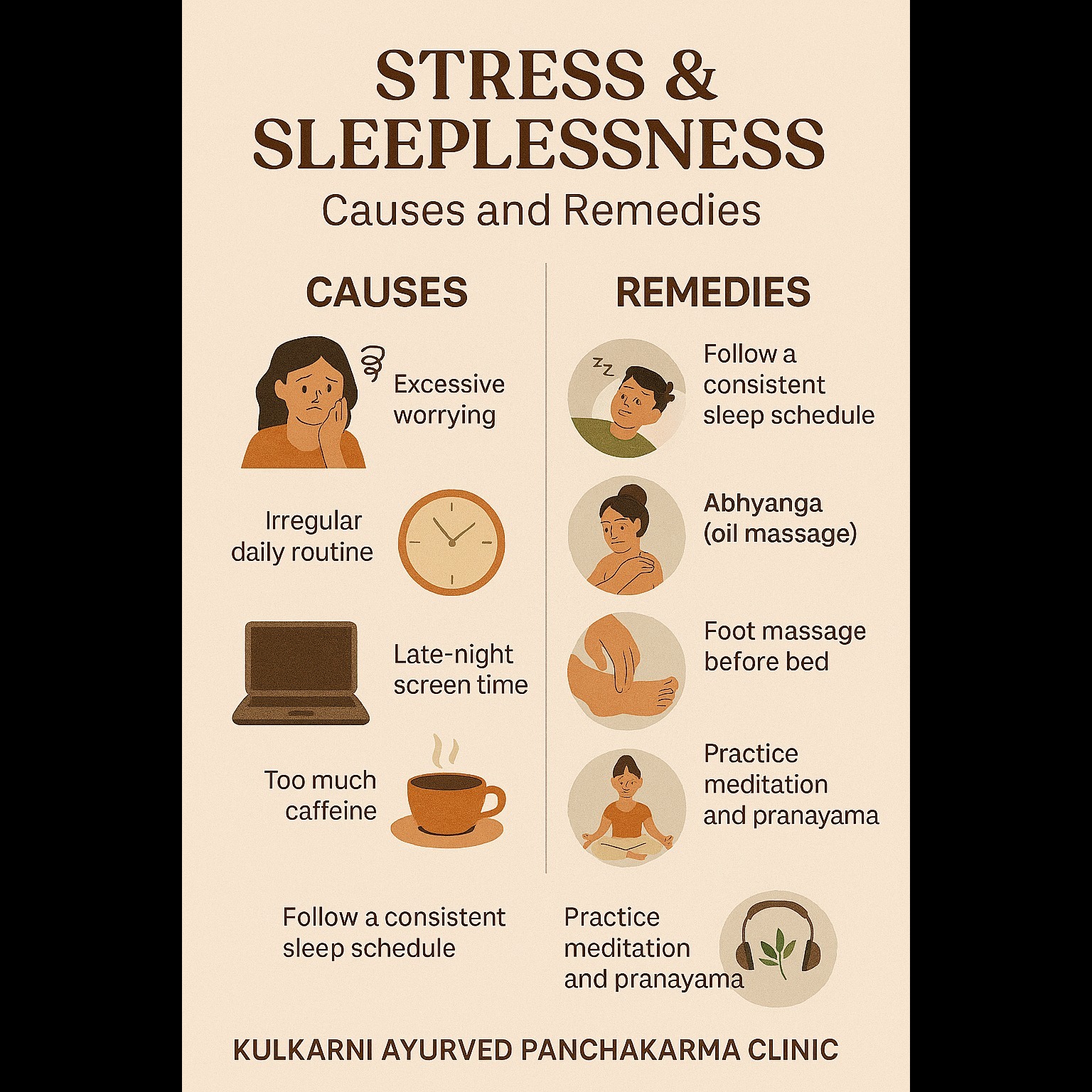 🌿 Ayurveda for Stress, Anxiety & Sleep: Natural Remedies That Work                                 ... main image
