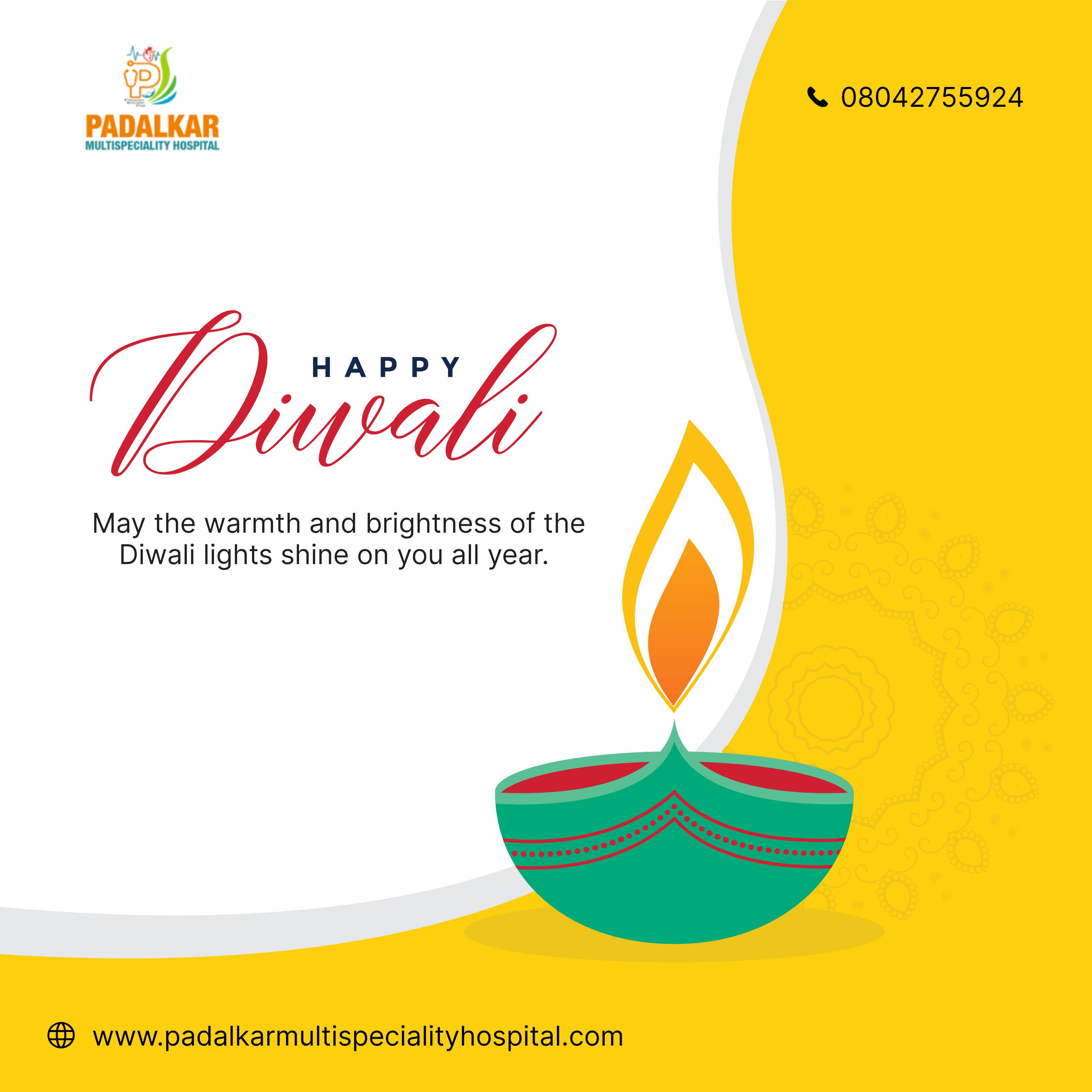 🌟 Let the lights of Diwali brighten your path and fill your home with warmth and positivity. May th... main image