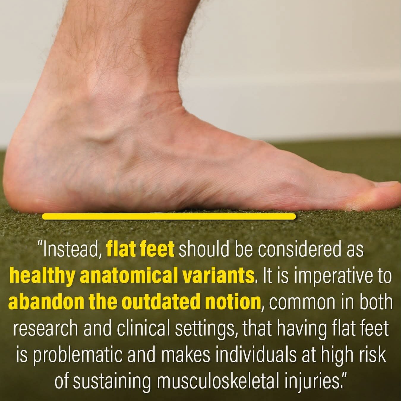 Flat foot Treatment at Sunshine Clinic main image