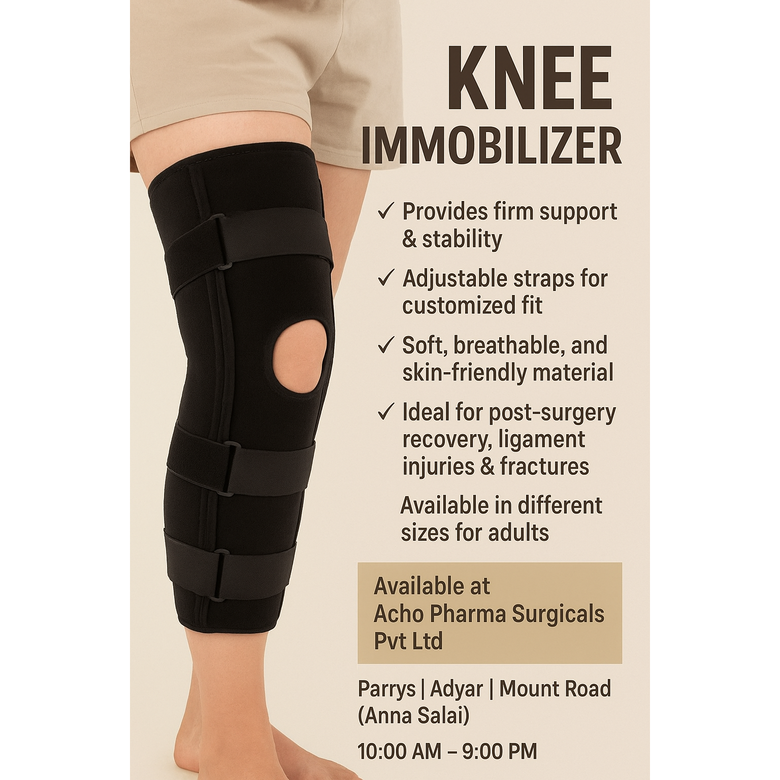 Knee immob