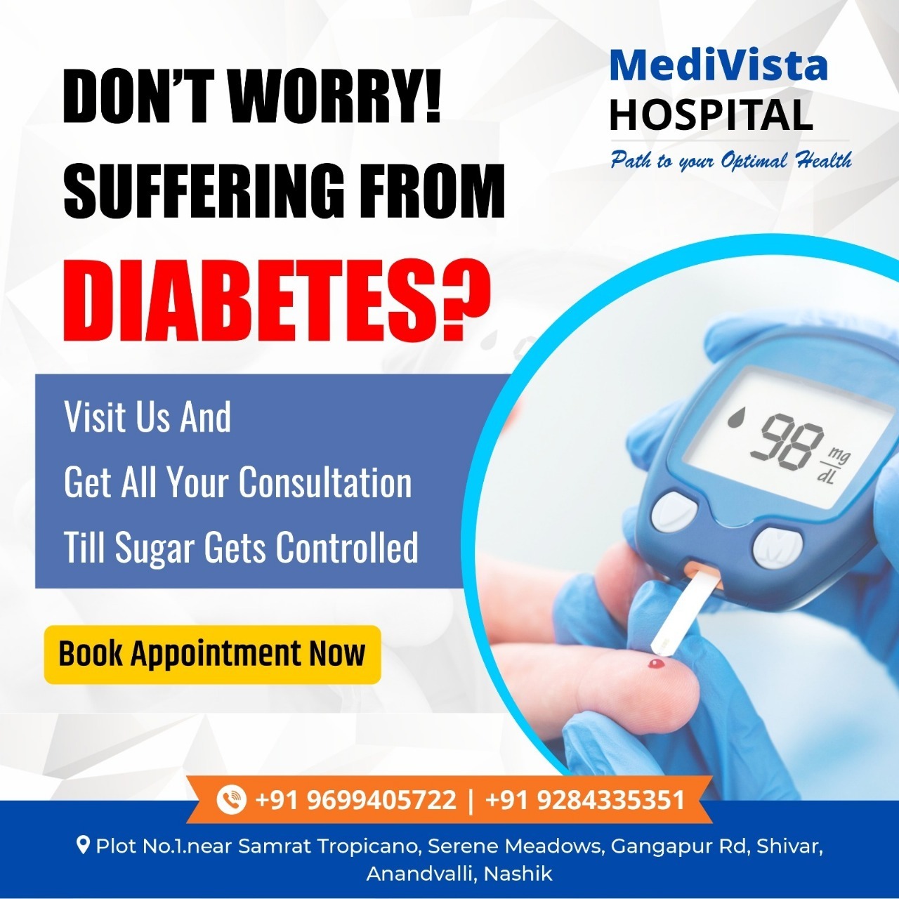 Don't Worry! Suffering From Diabetes? main image