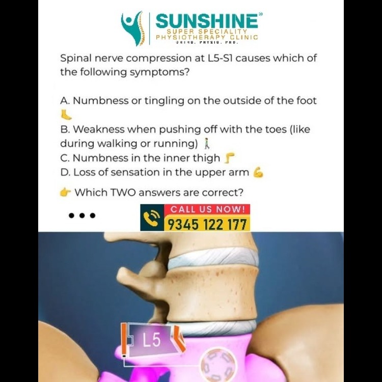 Low Back Pain Treated at Sunshine Super Speciality Physiotherapy Clinic main image