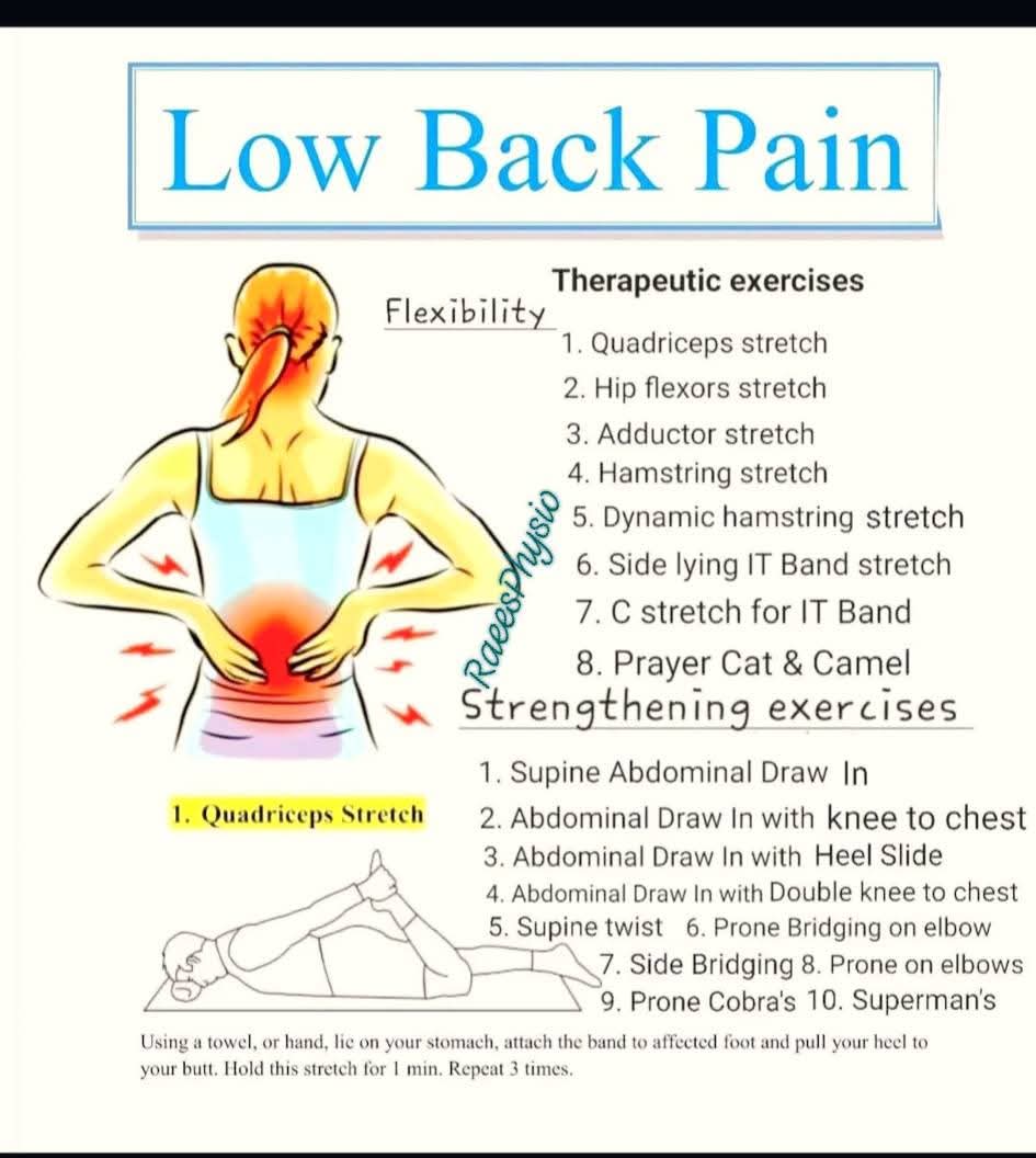 Low Back pain treatment and exercises at Sunshine Clinic main image