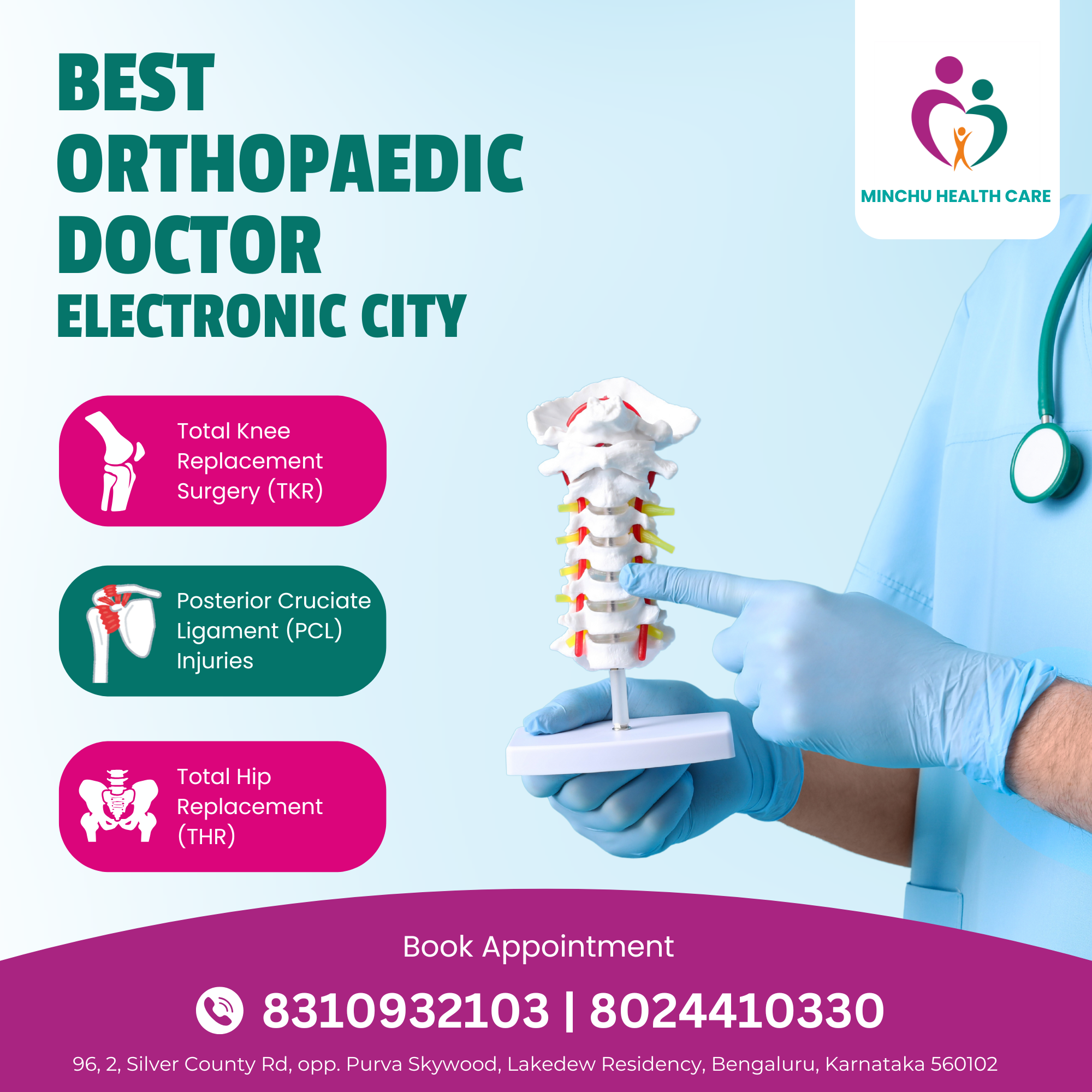 Best orthopedic doctor Electronic City  main image