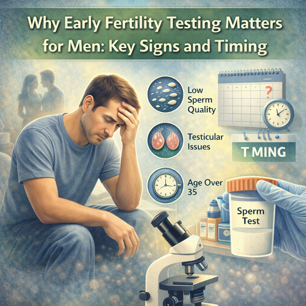 Why Early Fertility Testing Matters for Men: Key Signs and Timing - Genesis IVF main image