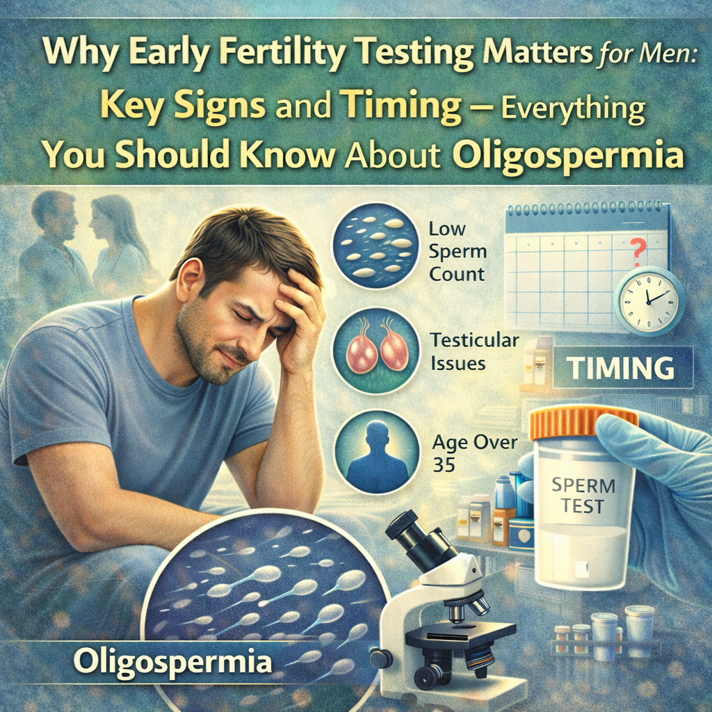 Why Early Fertility Testing Matters for Men: Key Signs and Timing - Genesis IVF main image