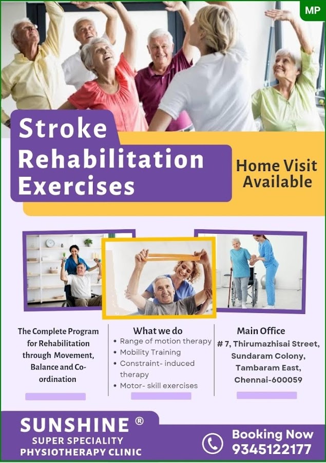 Geriatric physiotherapy treatment at Sunshine Clinic main image