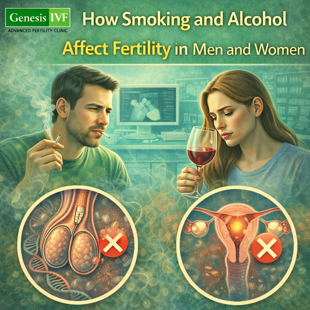 How Smoking and Alcohol Affect Fertility in Men and Women - Genesis IVF Coimbatore main image