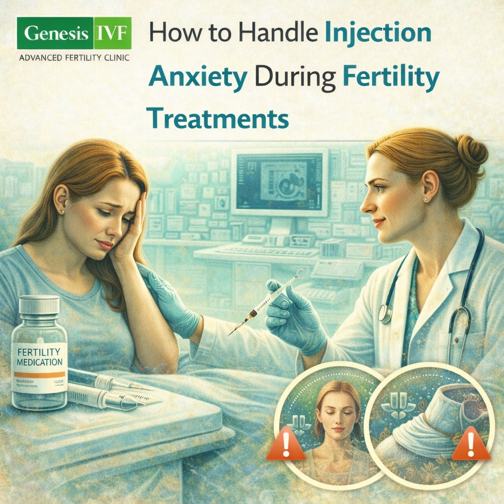 How to Handle Injection Anxiety During Fertility Treatments - Genesis IVF in Coimbatore main image