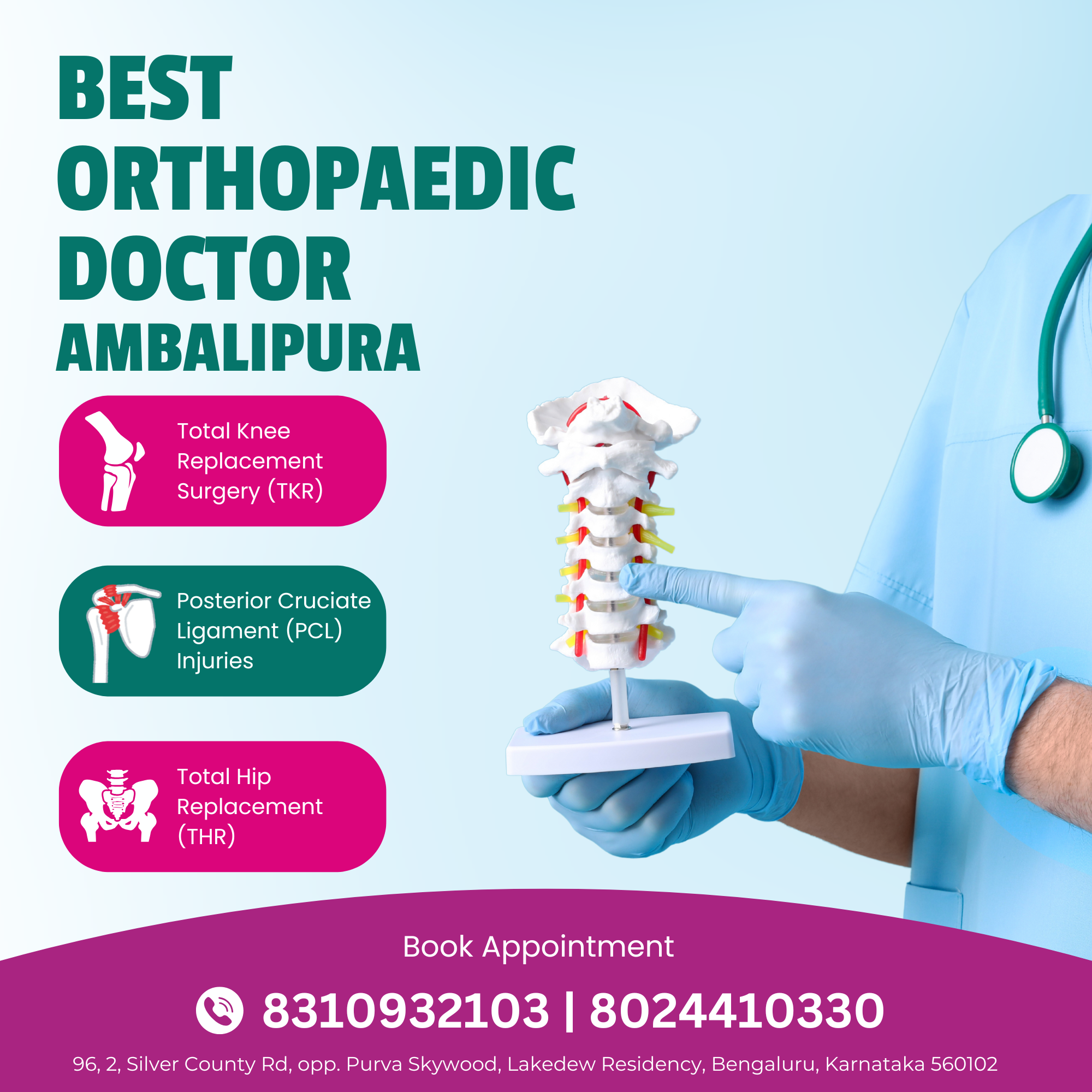 Best Orthopedic Doctor in Ambalipura main image