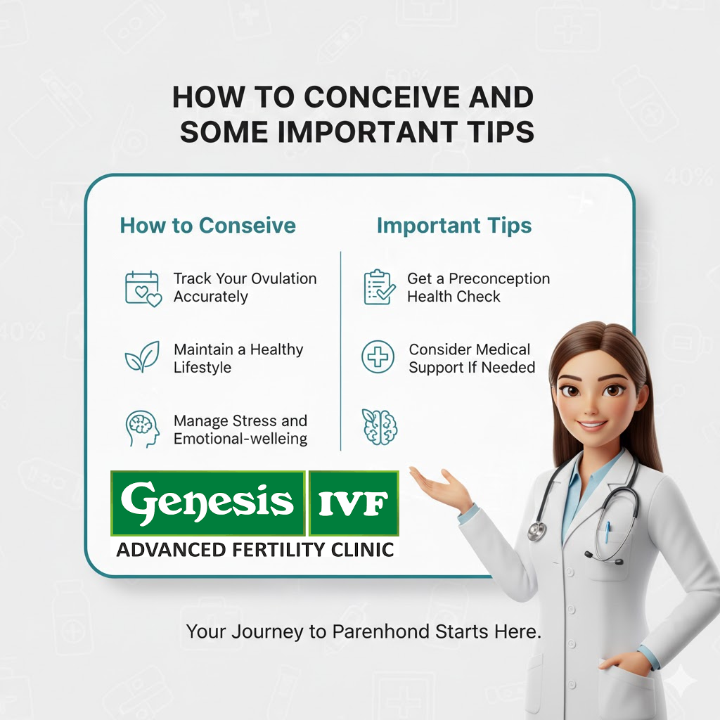 How to Conceive and Some Important Tips - Genesis IVF  Fertility Hospital in Coimbatore main image