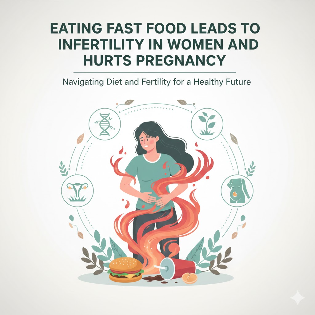 Eating Fast Food Leads to Infertility in Women and Hurts Pregnancy main image