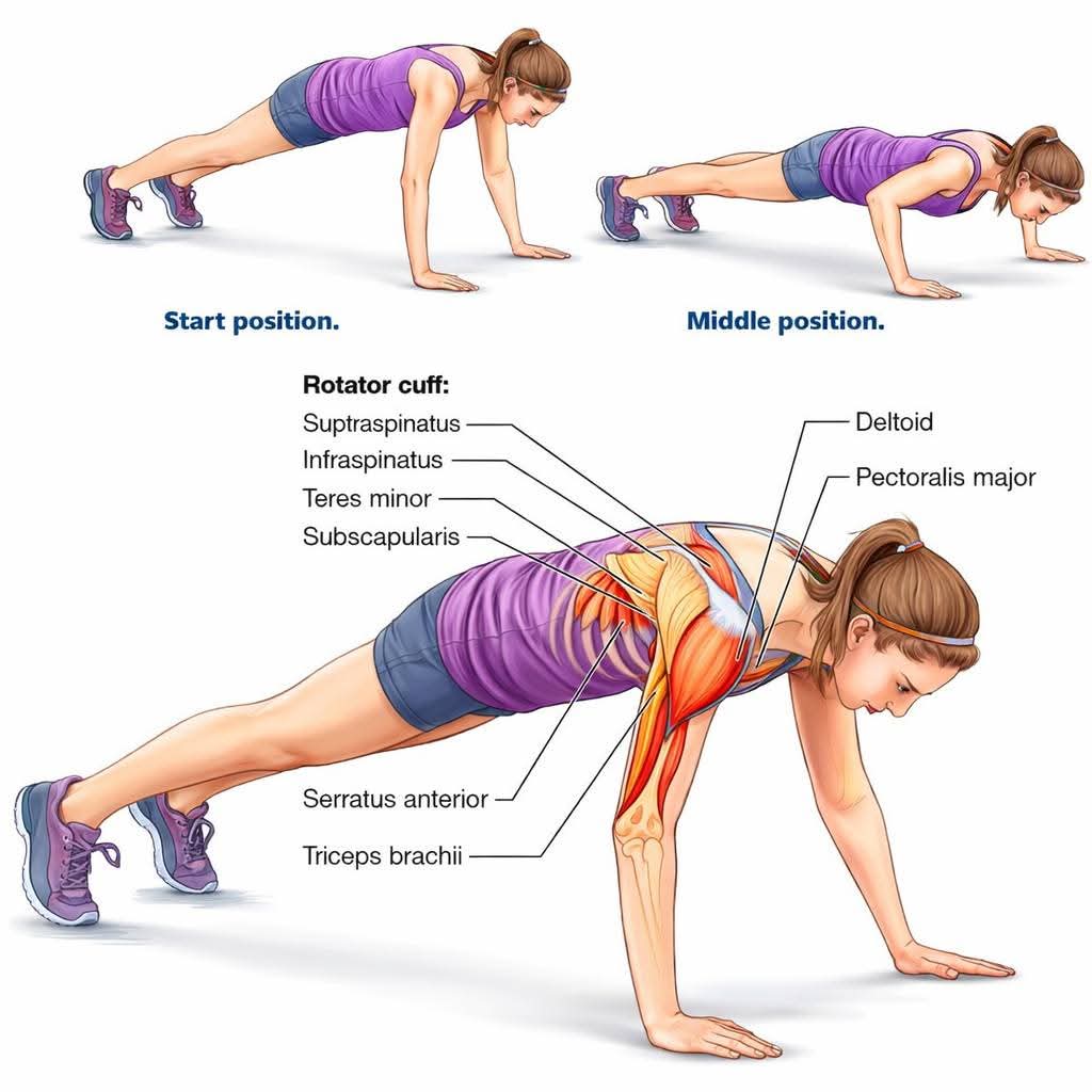 Push up exercise helps to strengthen upper body main image