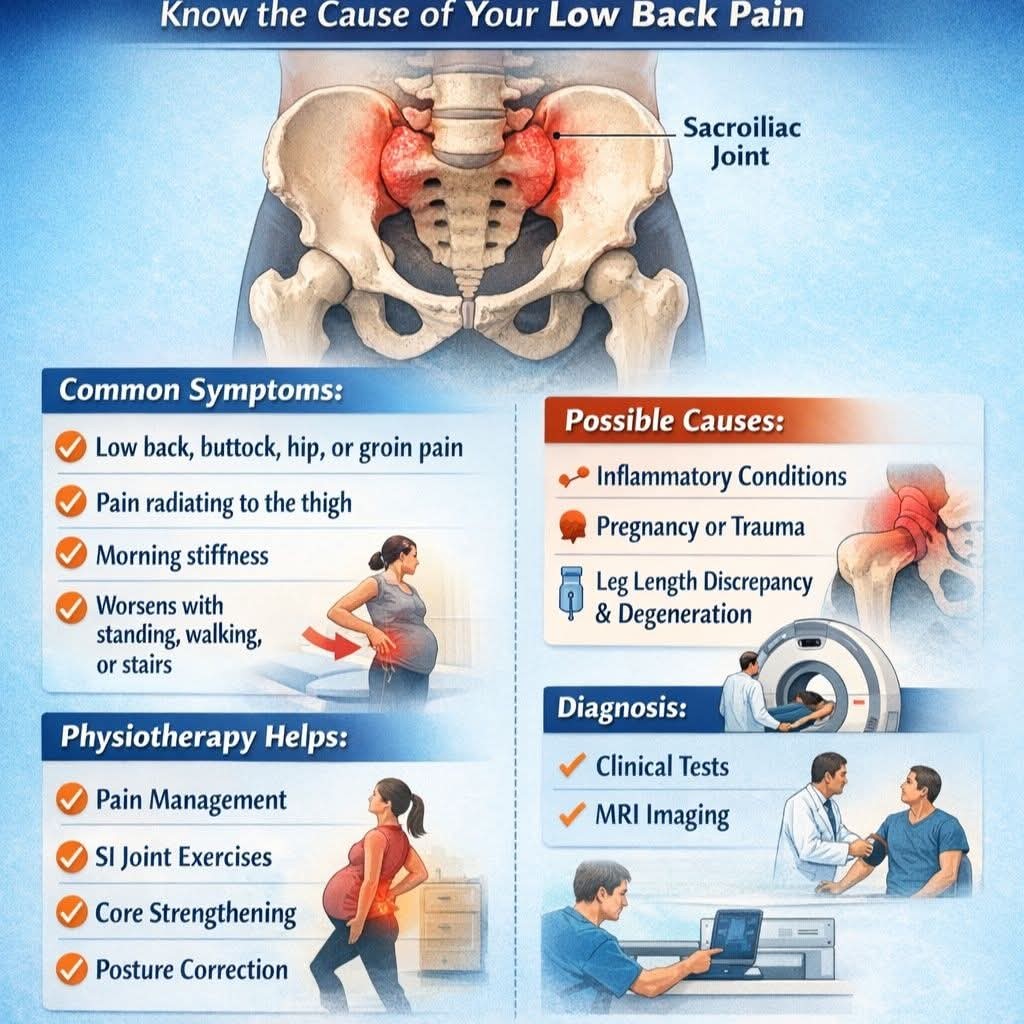 Sacroiliitis treatment at Sunshine Super Speciality Physiotherapy Clinic main image