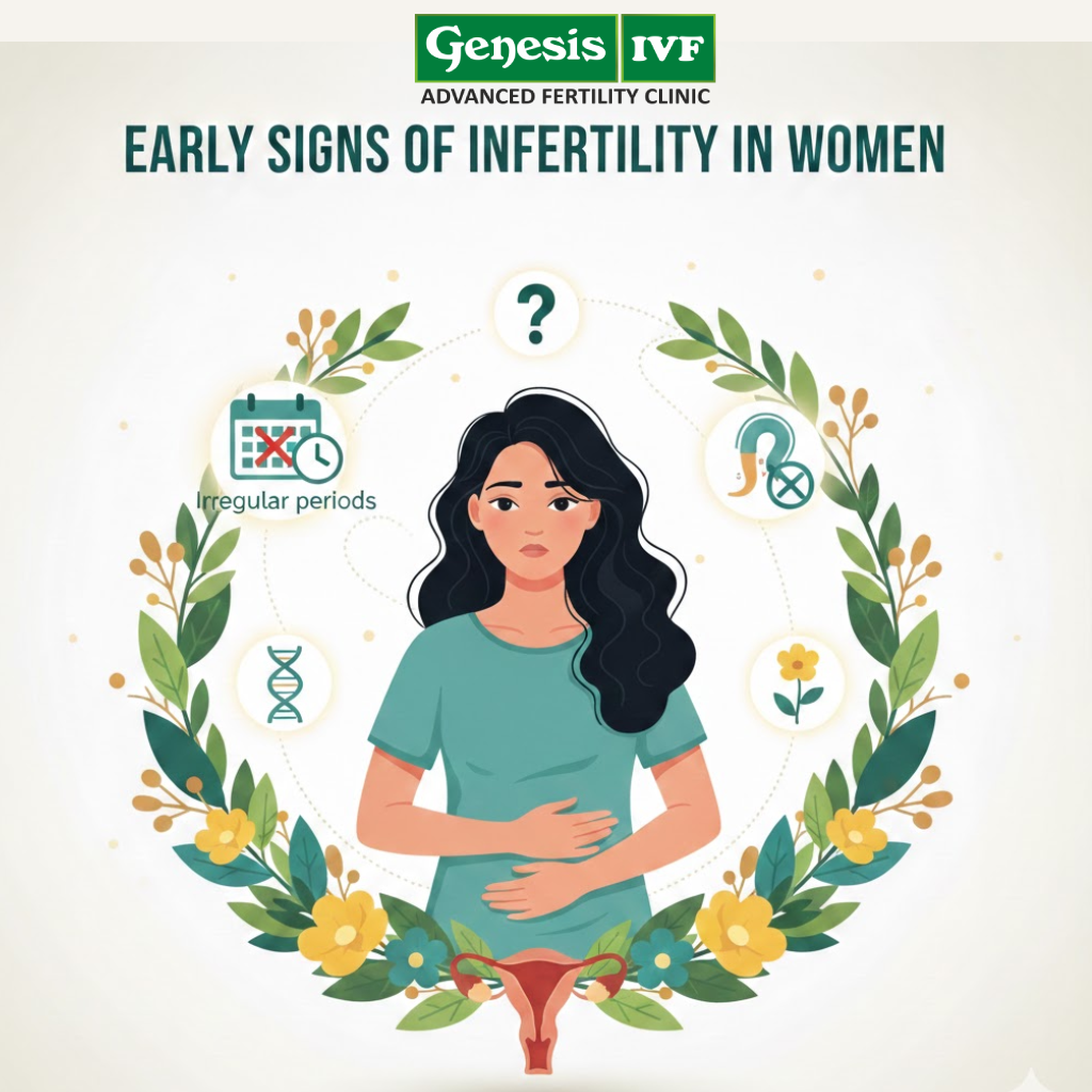 Early Signs of Infertility in Women - Genesis IVF Fertility Hospital in Coimbatore main image