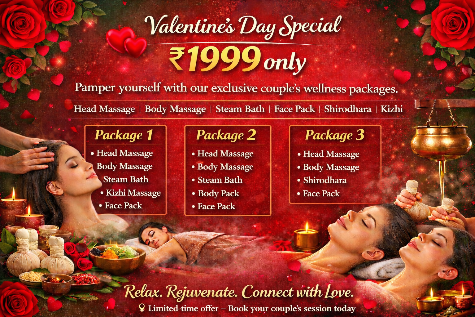 Valentine’s Day Special Offers at SD Ayurveda Mane – Electronic City & Begur, Bangalore main image