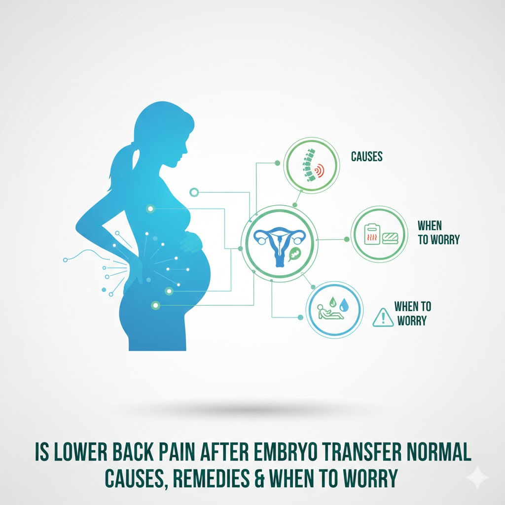 Is Lower Back Pain After Embryo Transfer Normal? Causes, Remedies & When to Worry main image
