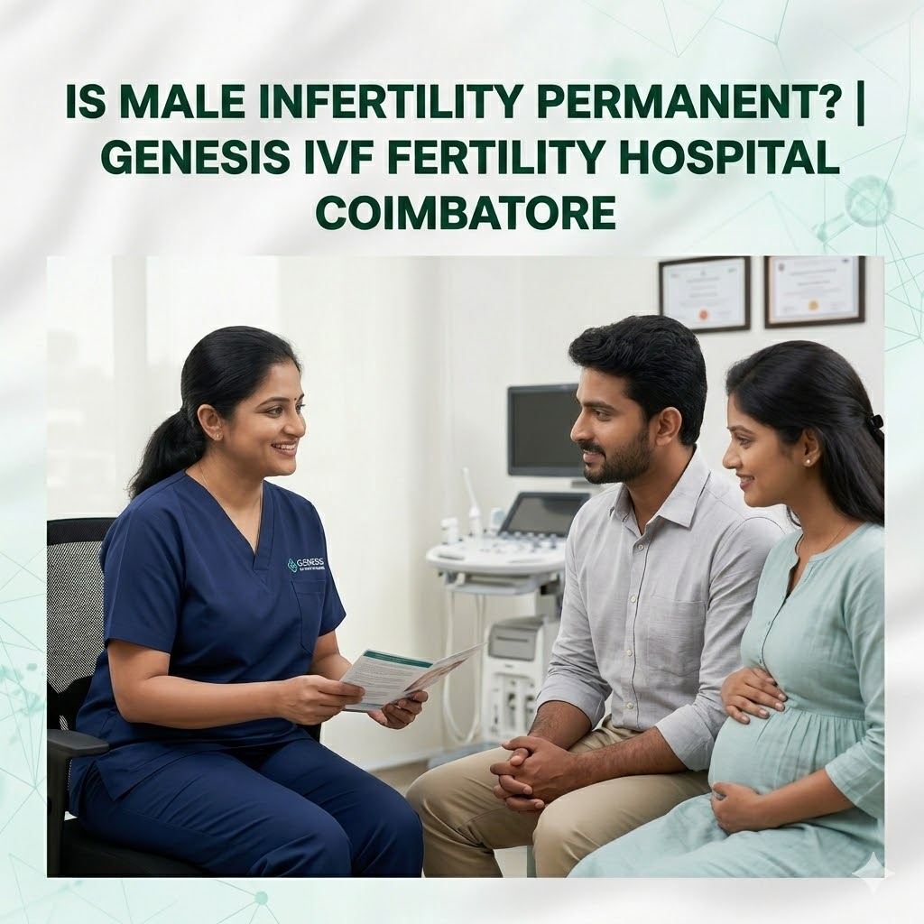 Is Male Infertility Permanent? | Genesis IVF Fertility Hospital Coimbatore main image