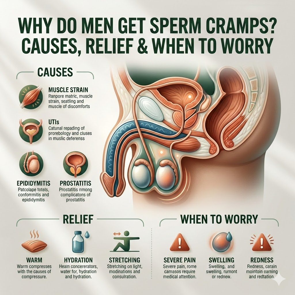 Why Do Men Get Sperm Cramps? Causes, Relief & When to Worry main image