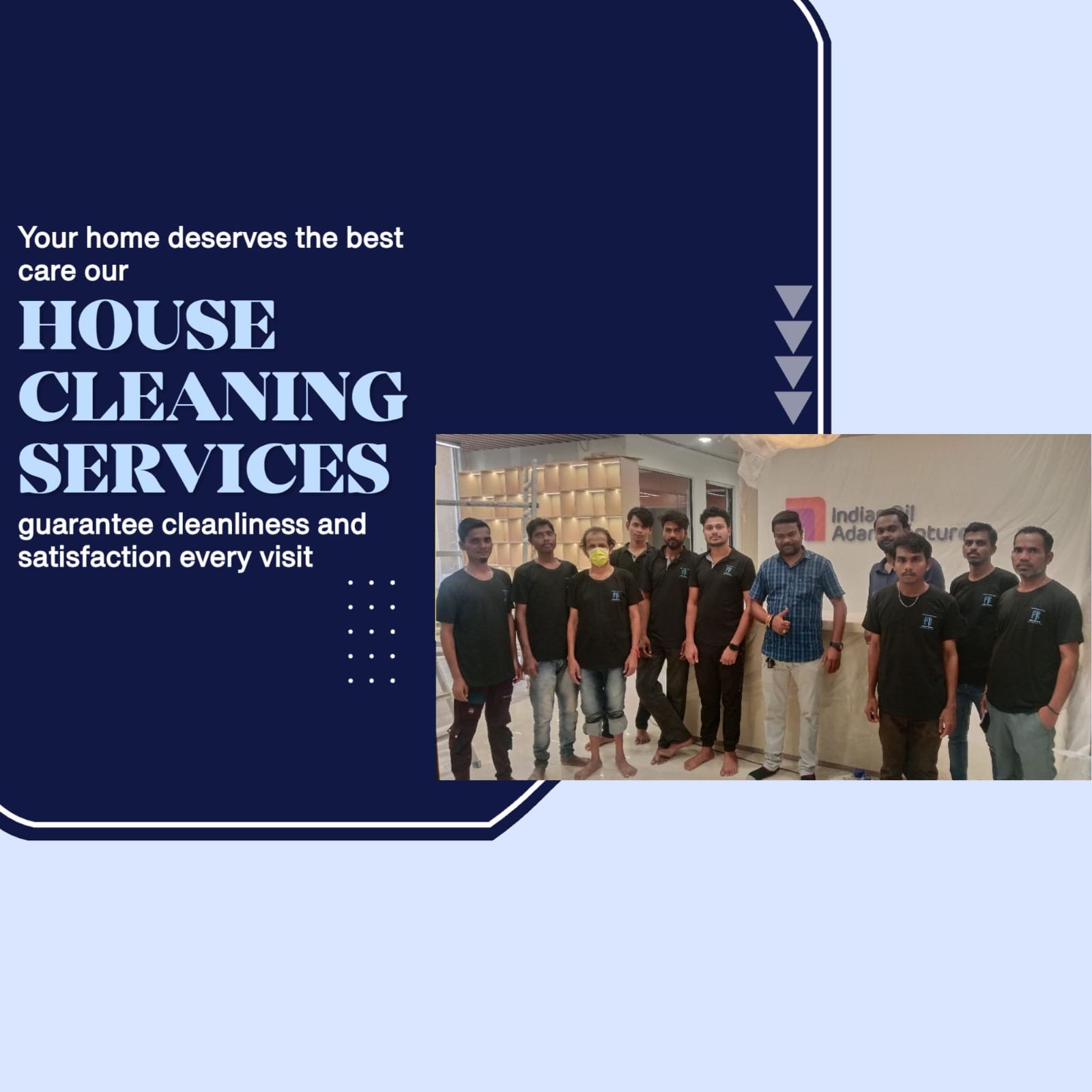 We clean a