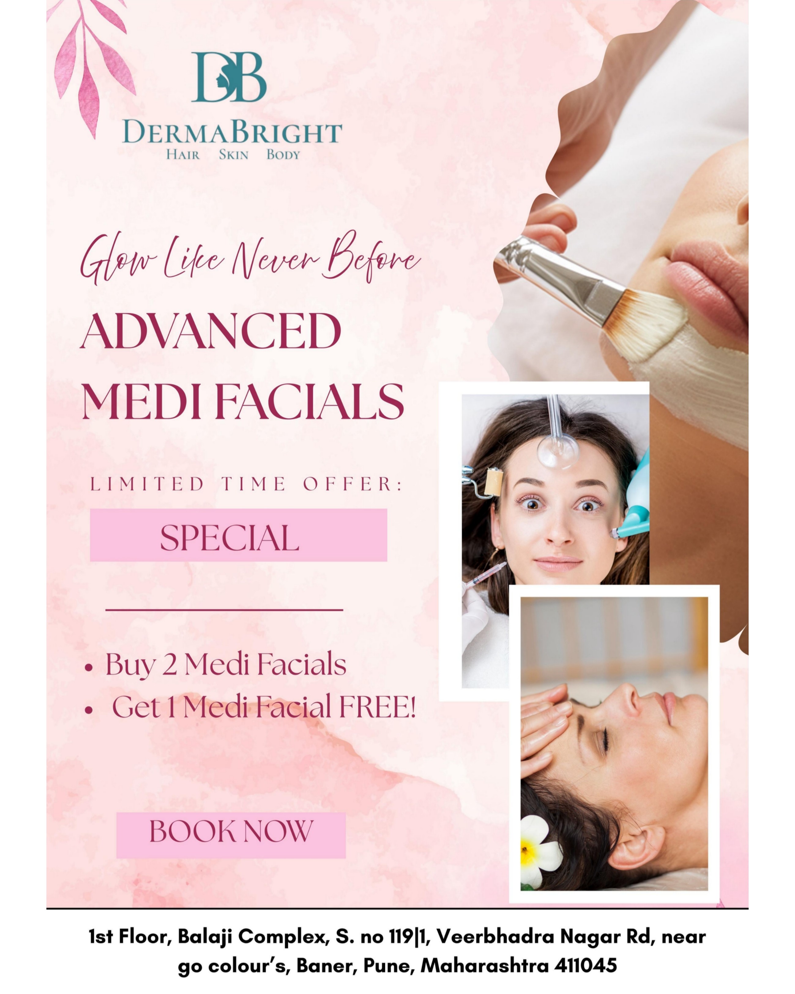 Buy 2 get 1free Medifacial at DermaBright, Baner main image
