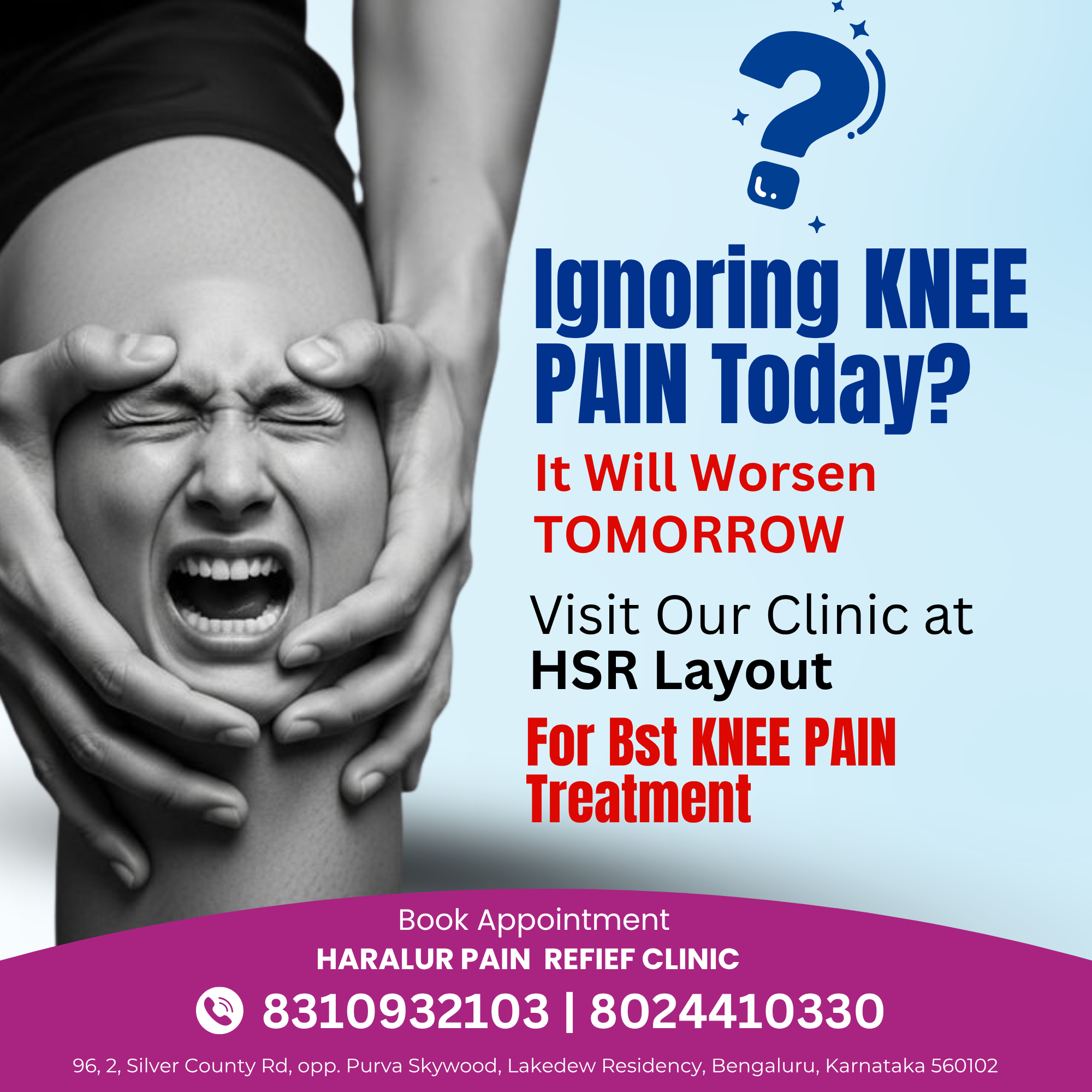 Best Knee Pain Treatment in HSR Layout main image